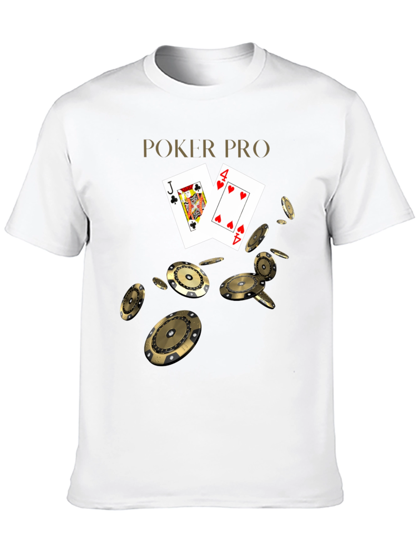 Poker Pro Graphic Tee - Lucky Hand T-Shirt - 10