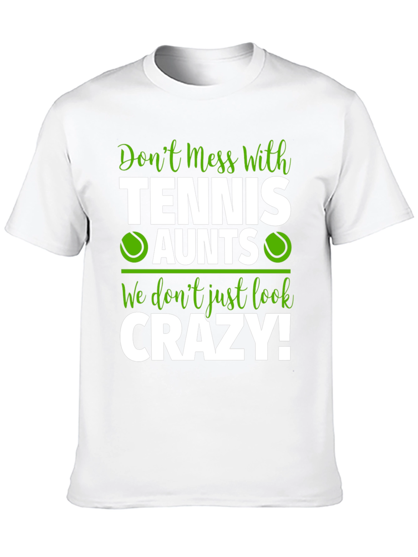 Black Tennis Aunts Graphic Tee - Don't Mess With Us! view 10