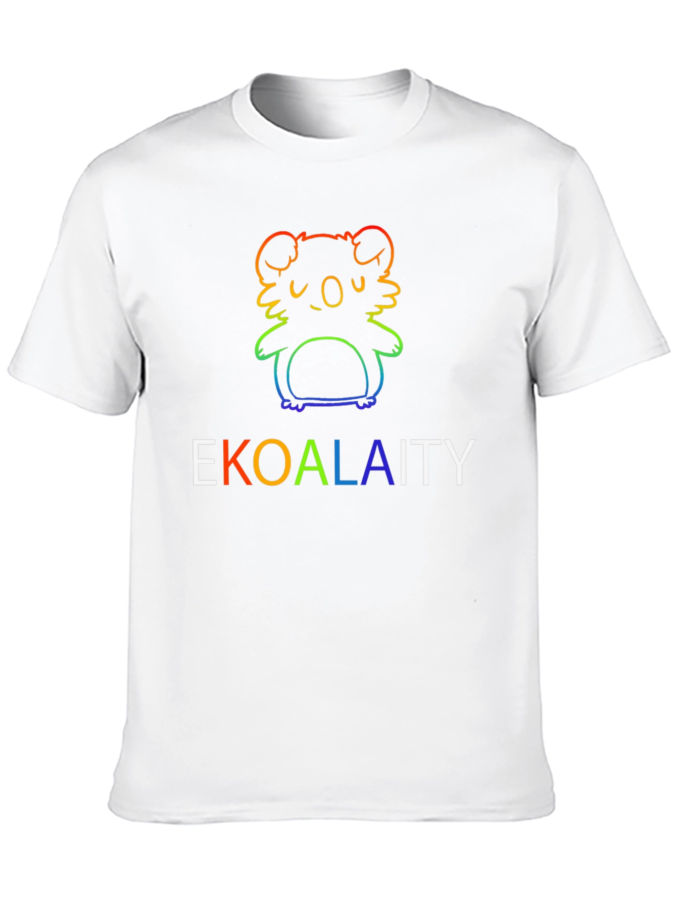 Black EKOALAITY Rainbow Graphic T-Shirt view 10