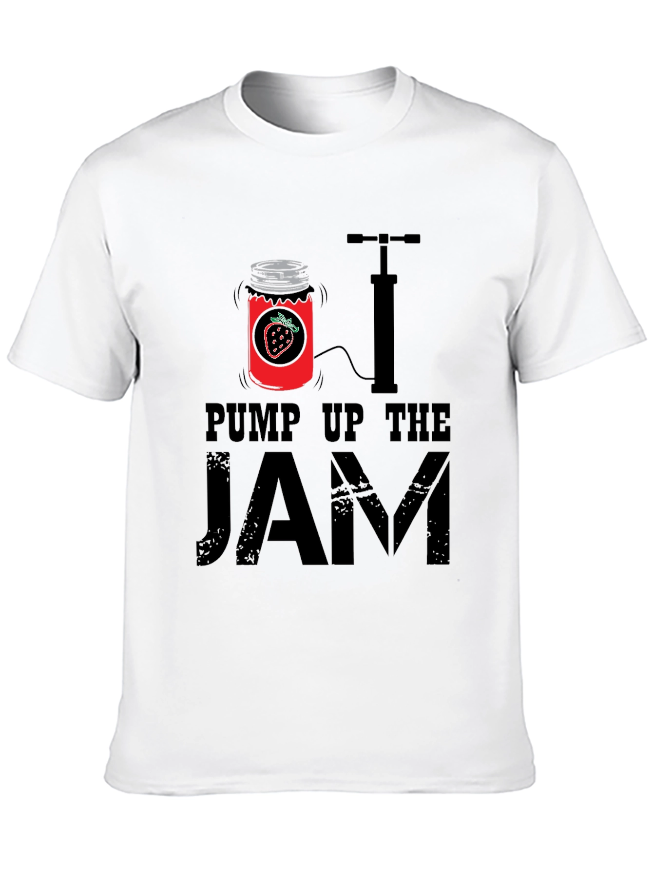 Black Pump Up The Jam T-Shirt - Novelty Graphic Tee view 10
