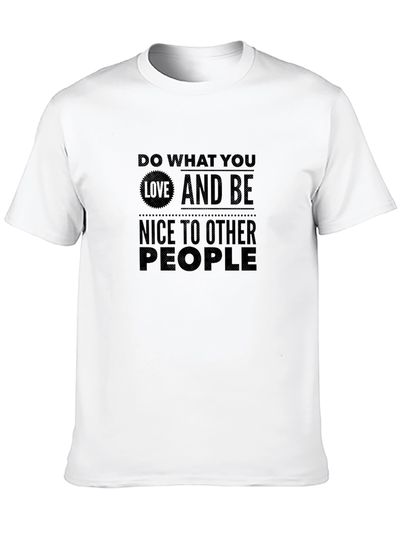 Black Do What You Love Graphic Tee - Black view 10