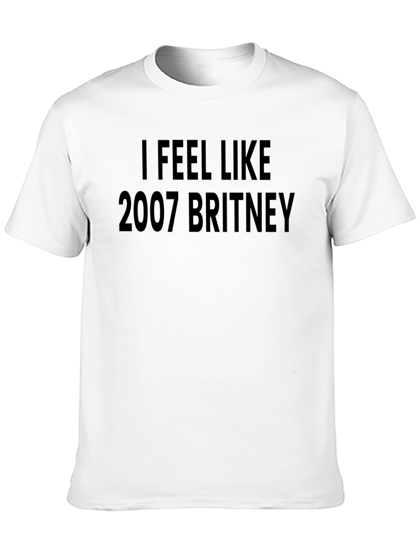 Black I Feel Like 2007 Britney T-Shirt view 10