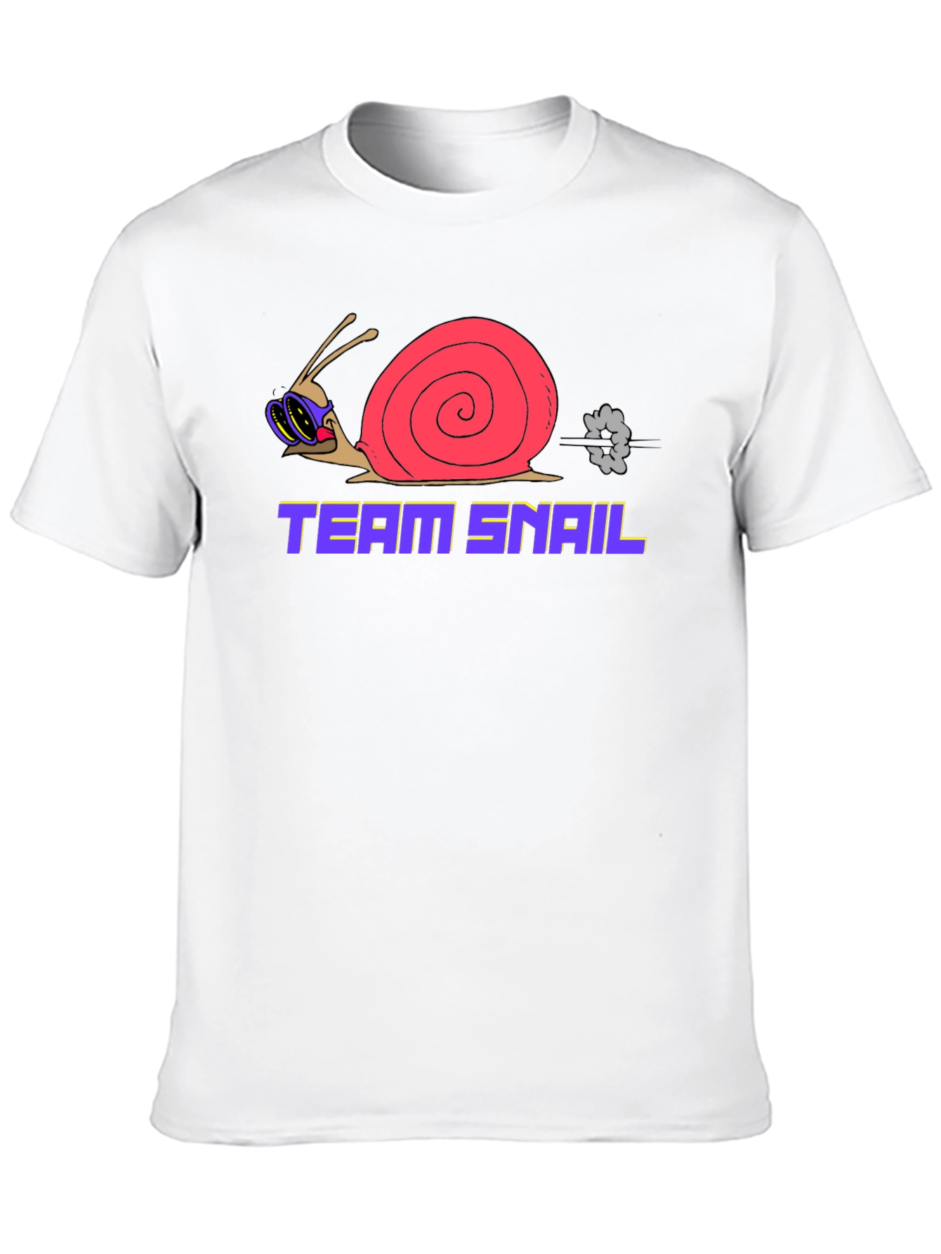 Black Team Snail Graphic T-Shirt - Black view 10