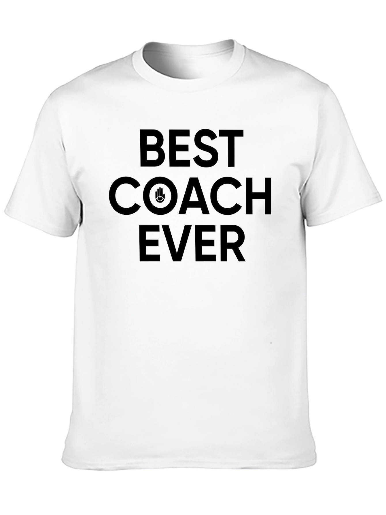Black Best Coach Ever Black Graphic T-Shirt view 10