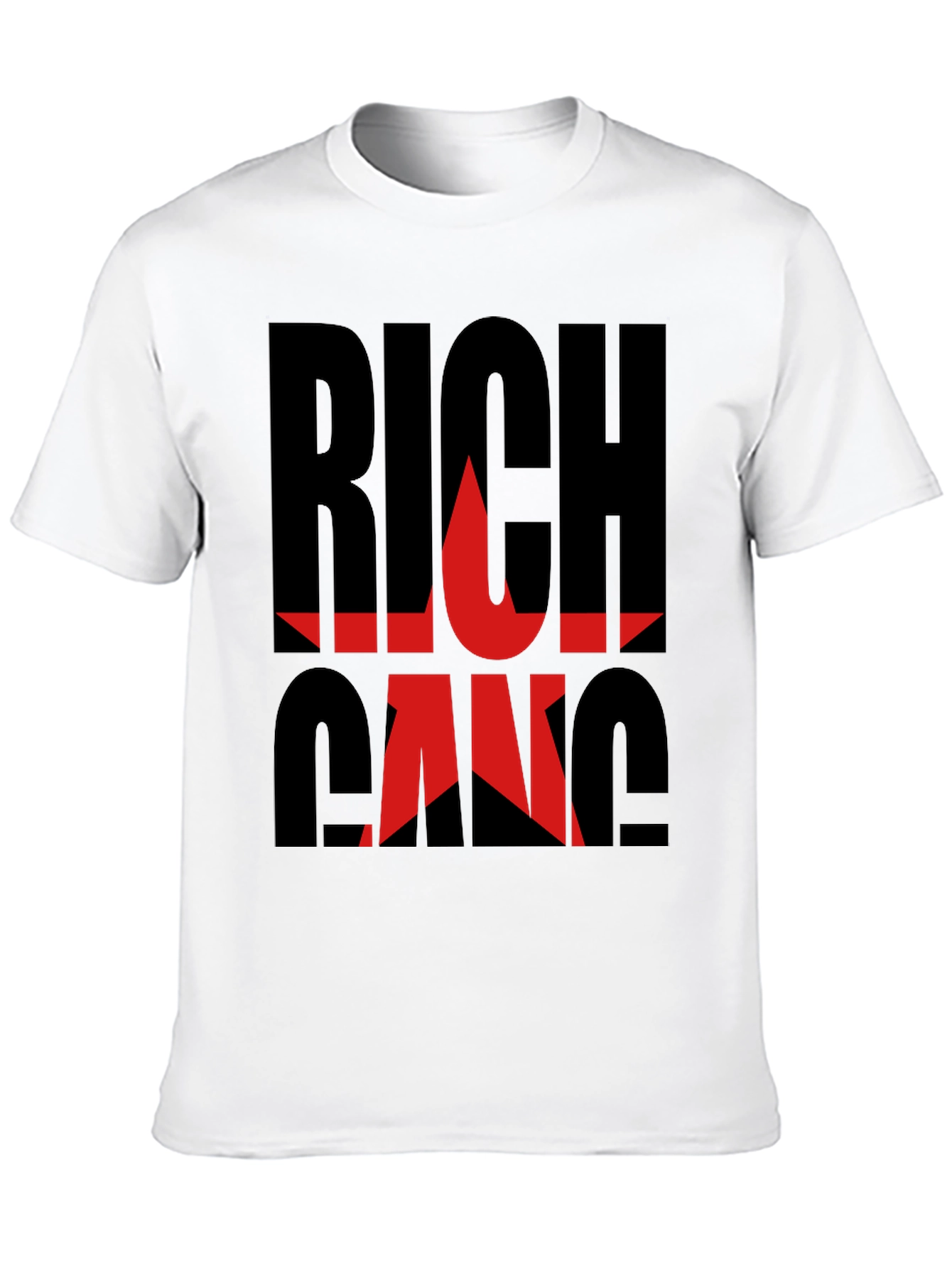 Black Rich Gang Black Graphic T-Shirt view 10