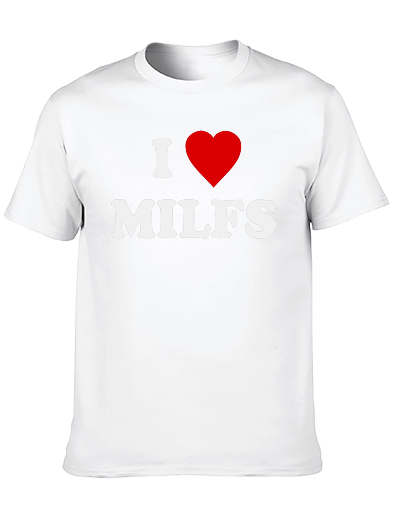 Black I Heart MILFS Graphic Tee - Black view 10