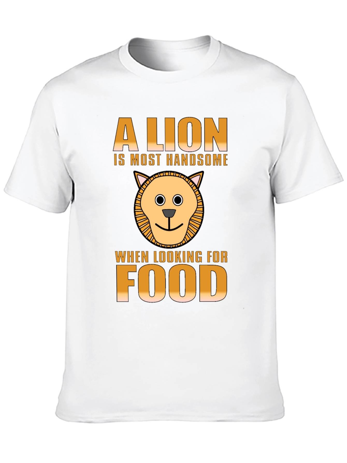 Black Lion Handsome Food T-Shirt view 10