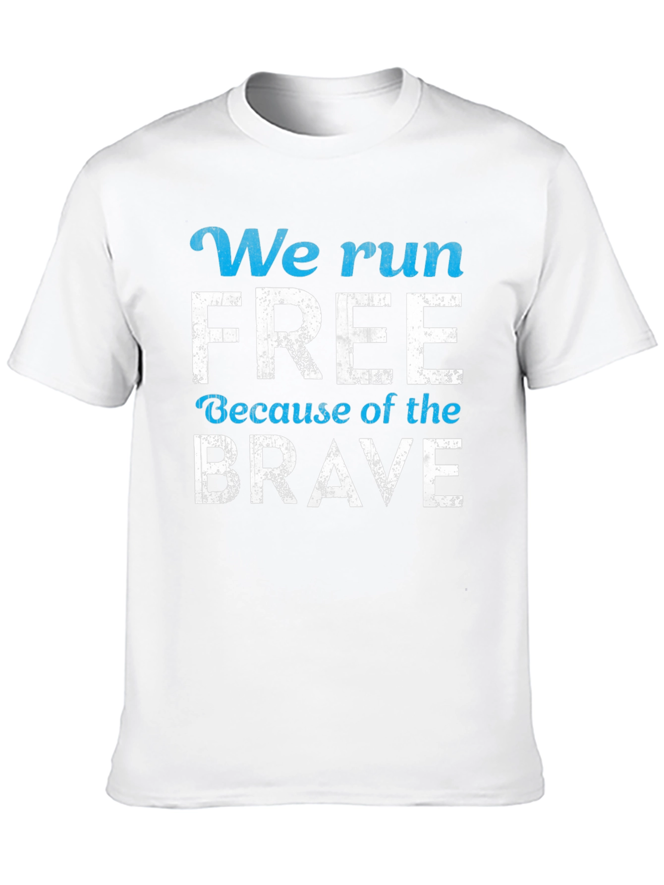 Black We Run Free Patriotic T-Shirt view 10