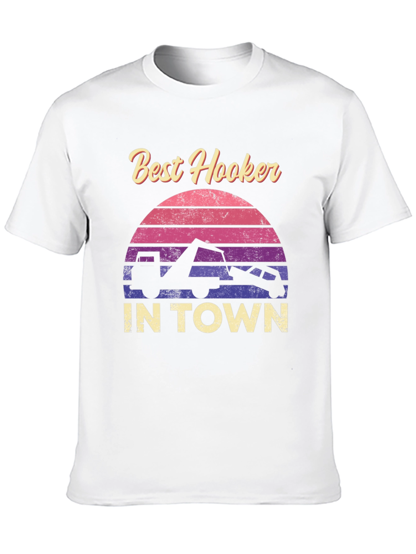 Black Best Hooker in Town Graphic Tee view 10