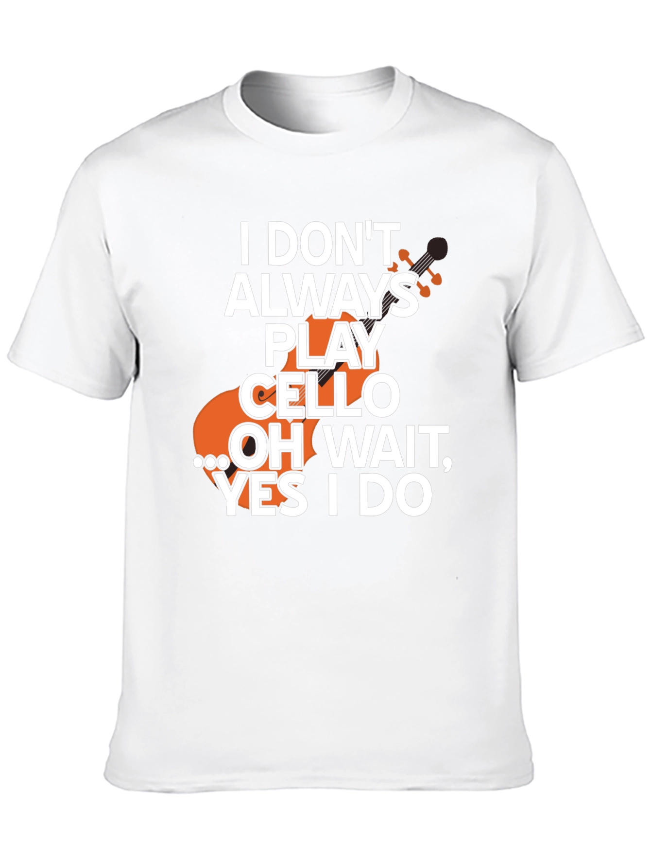Black Cello Player T-Shirt - Funny Musician Tee view 10