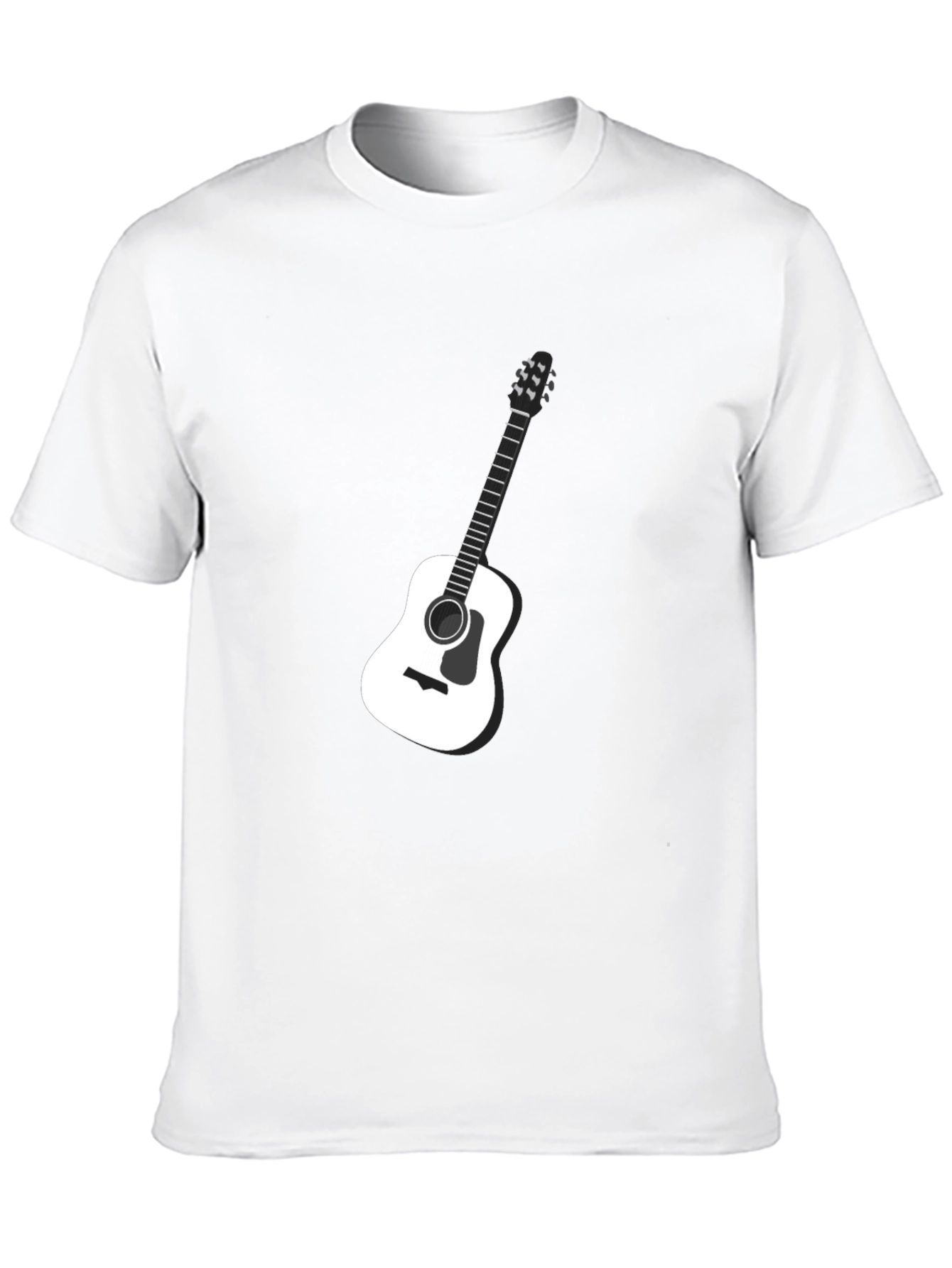 Black Guitar Graphic Tee - Musician T-Shirt view 10
