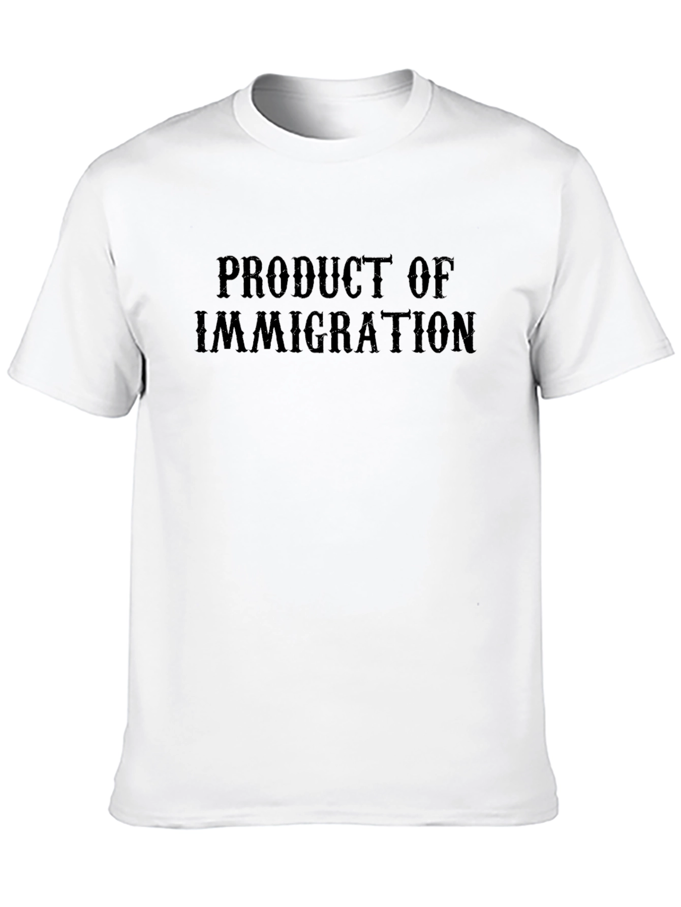 Black Product of Immigration Graphic Tee view 10