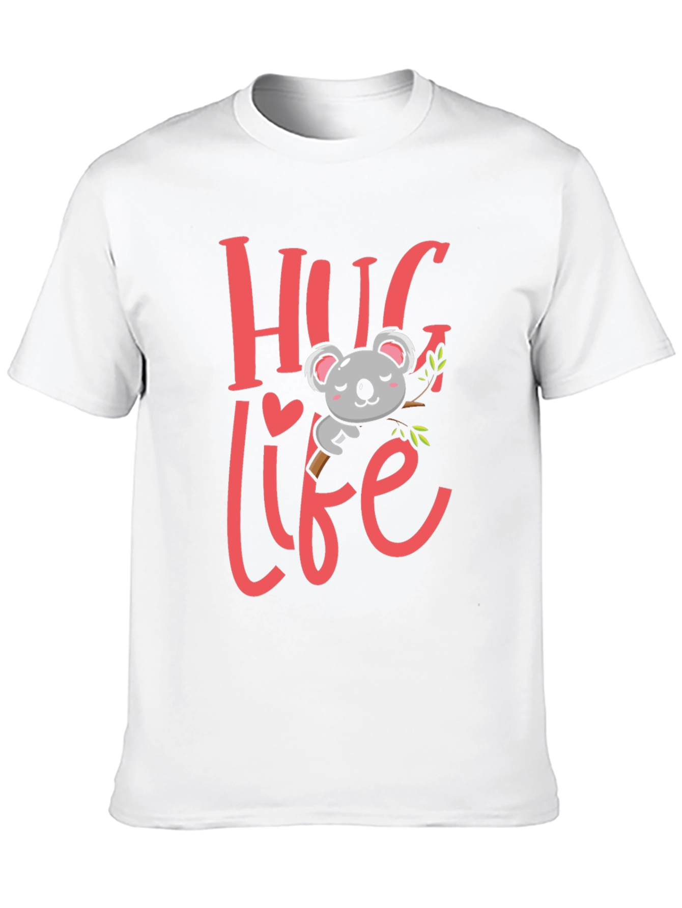 Black Hug Life Koala Bear Graphic Tee view 10