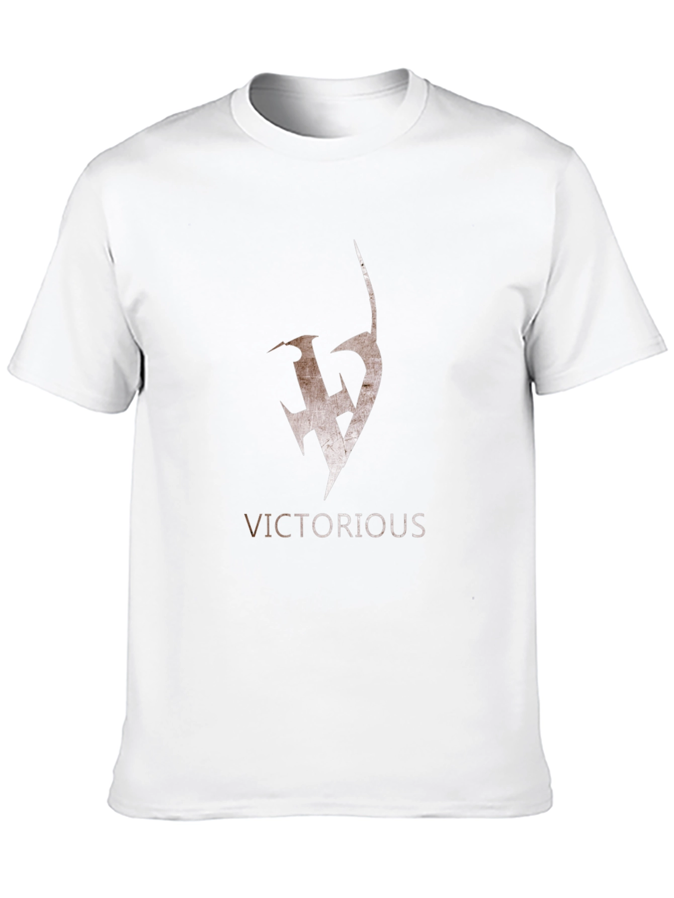 Black Victorious Graphic Tee - Black Cotton Blend Shirt view 10