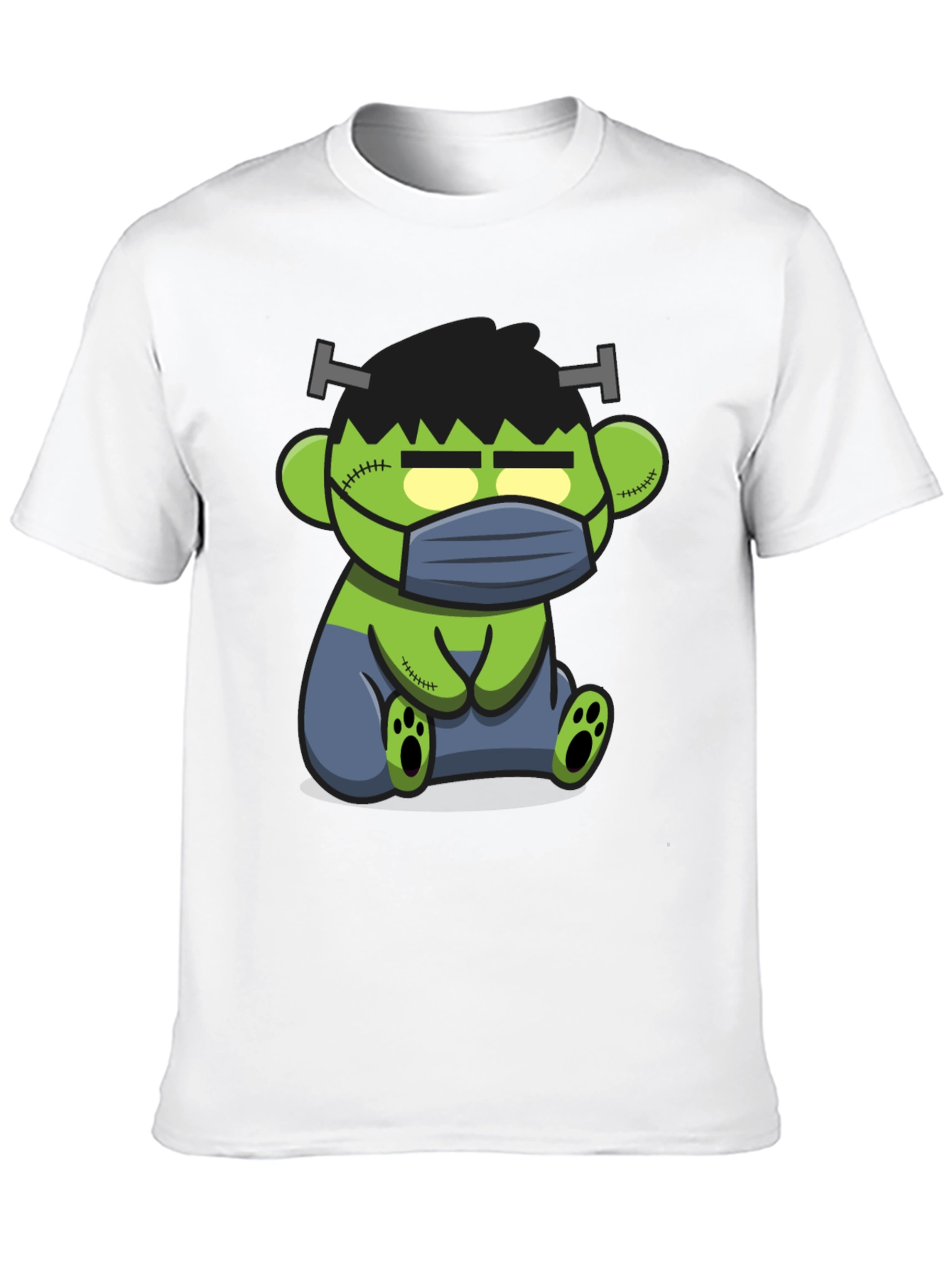 Black Frankenstein Bear T-Shirt - Halloween Edition view 10