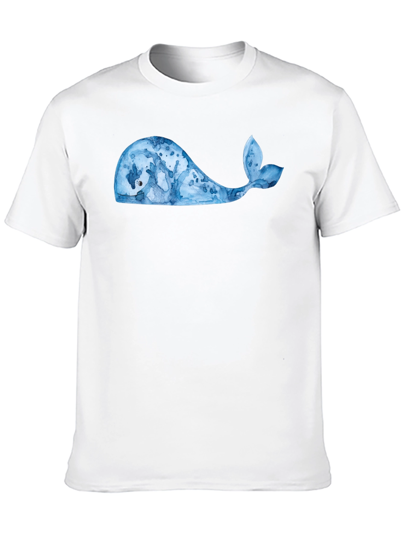 Black Whale Graphic Tee - Black Cotton Blend view 10