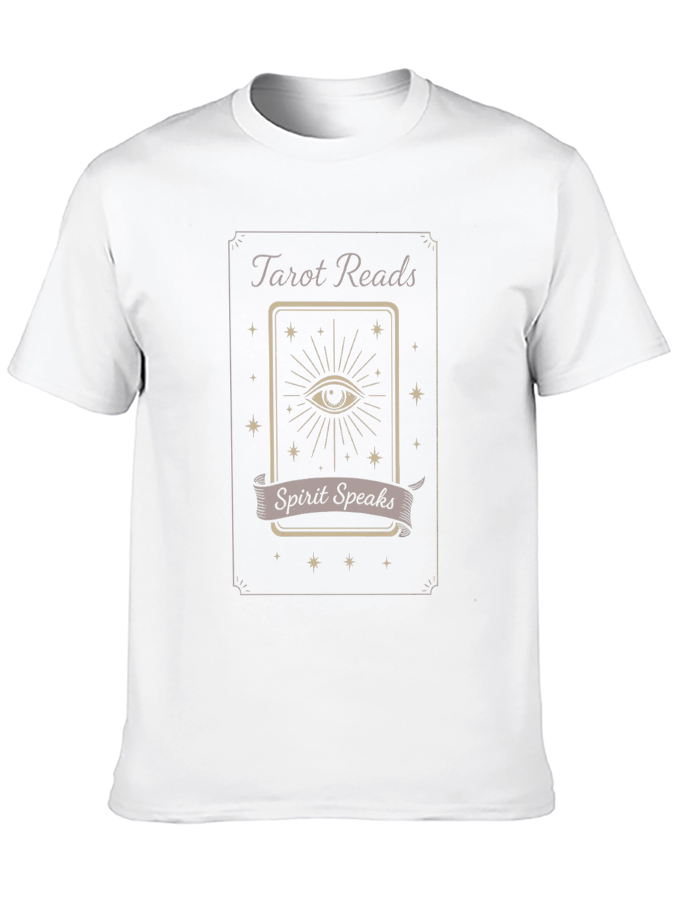 Black Tarot Reads Spirit Speaks T-Shirt - Mystical Design view 10
