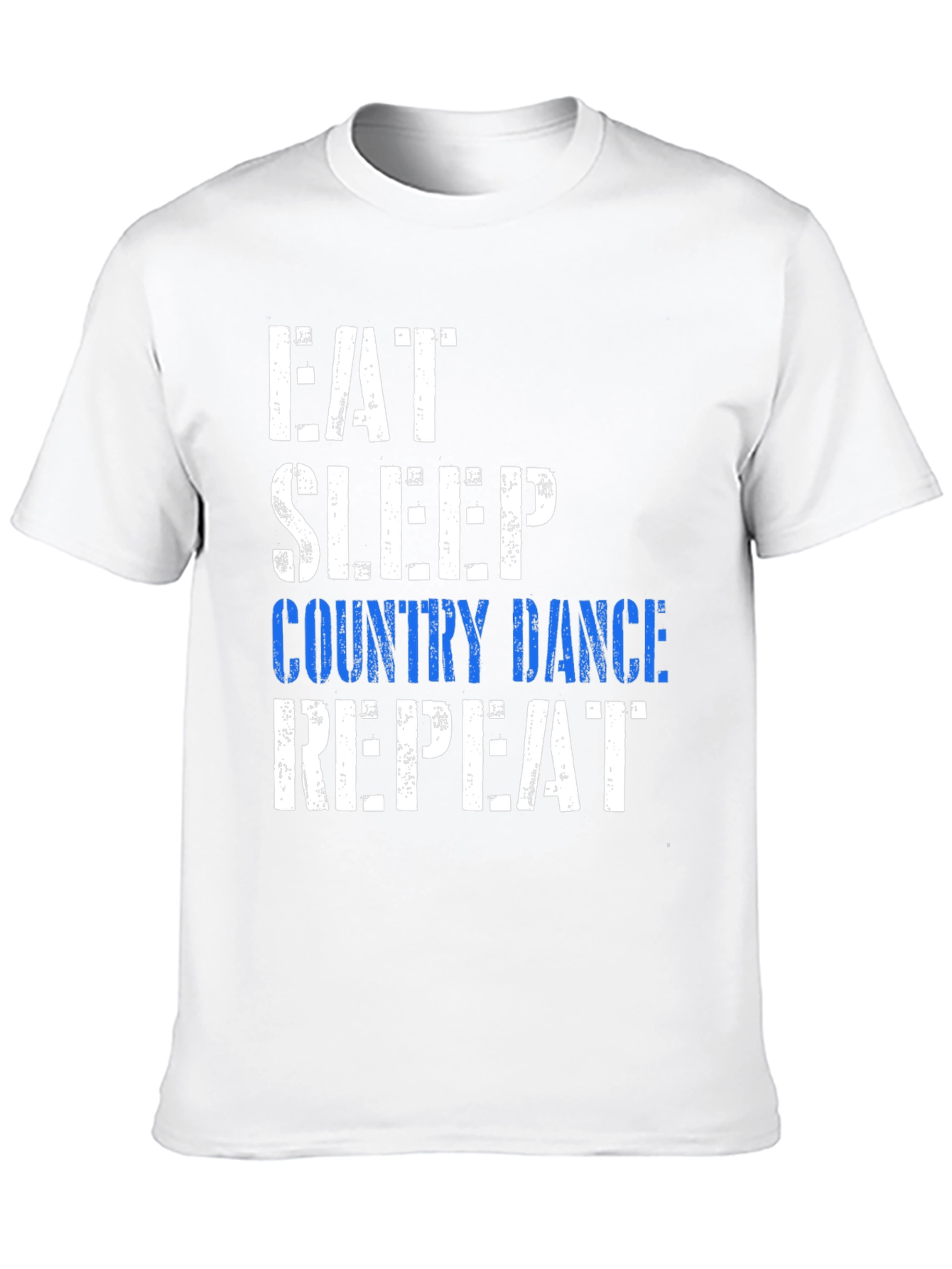Black Eat Sleep Country Dance Repeat Graphic T-Shirt view 10
