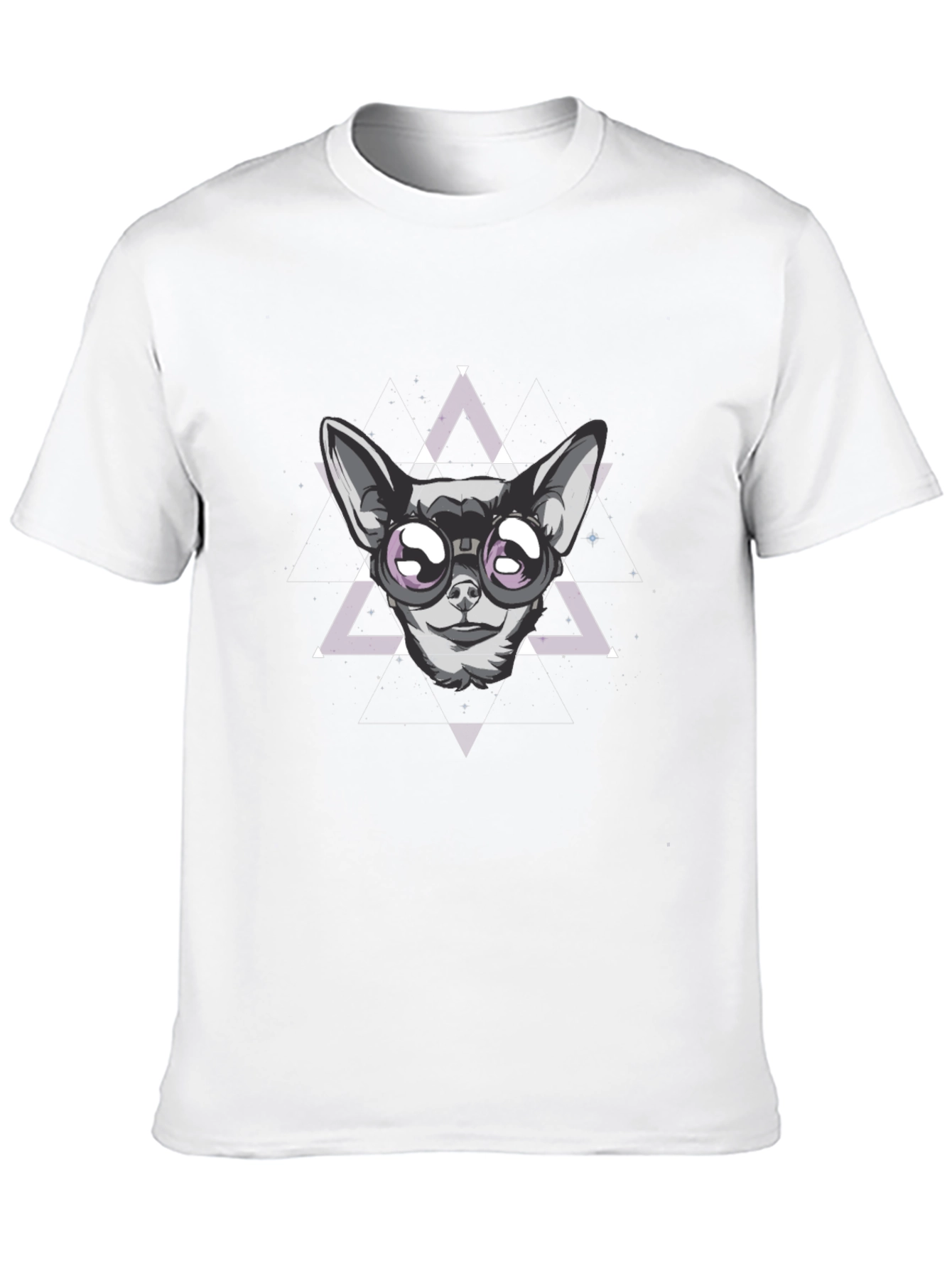 Black Cosmic Dog T-Shirt - Stylish Graphic Tee view 10