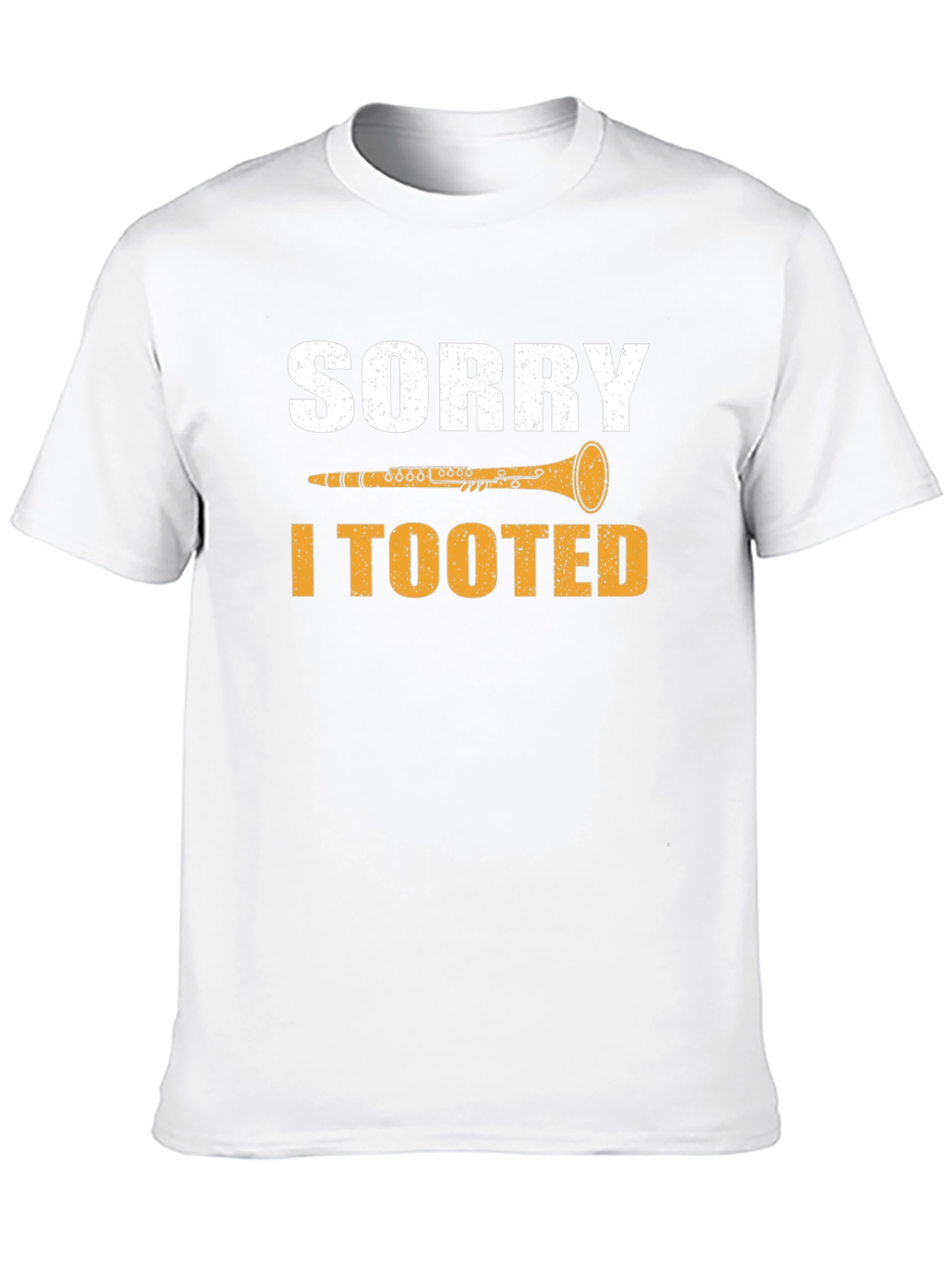Black Sorry I Tooted Clarinet T-Shirt - Funny Music Tee view 10