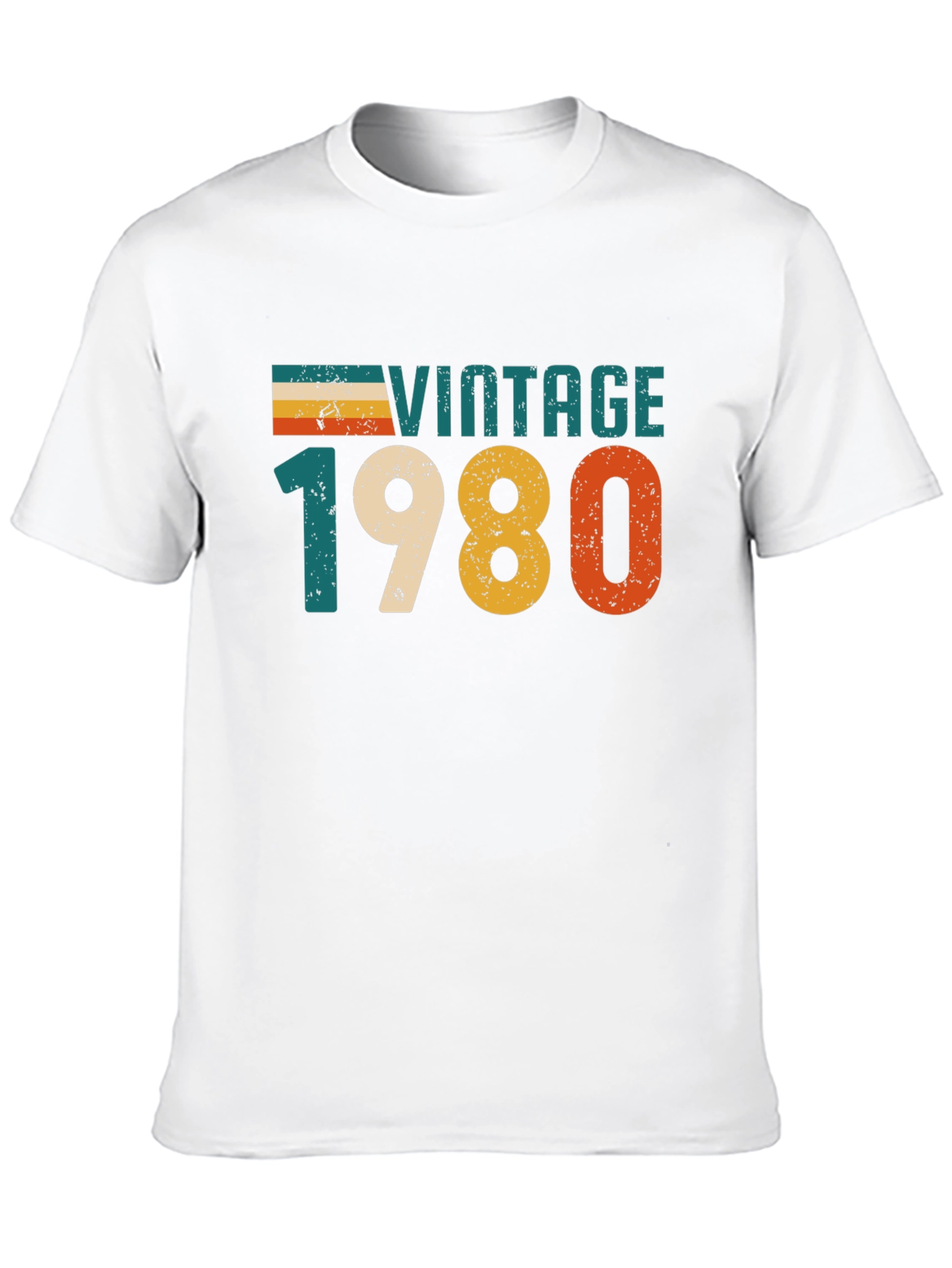 Black Vintage 1980 T-Shirt Retro Style view 10