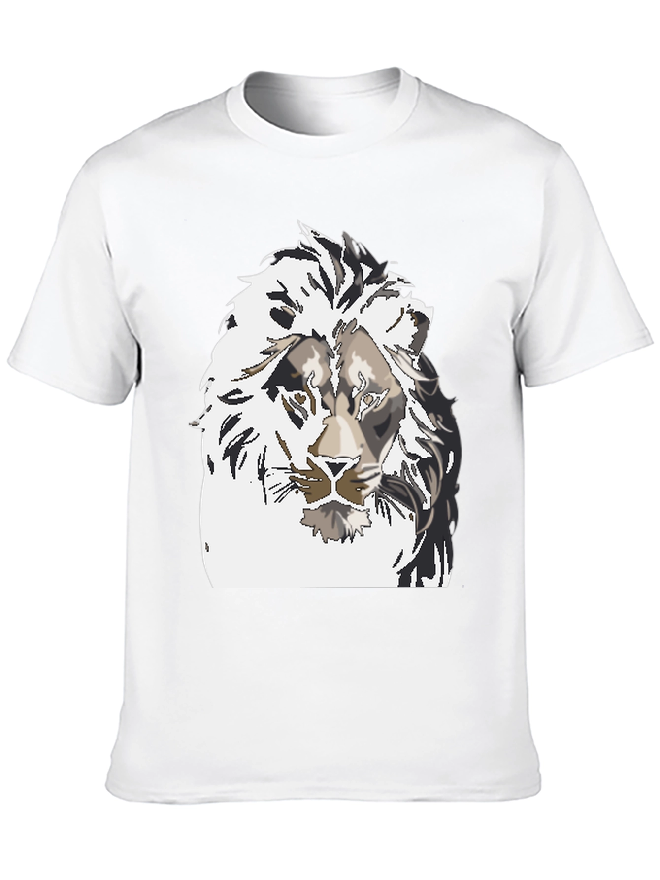Black Lion Graphic Tee - Men's Black T-Shirt view 10