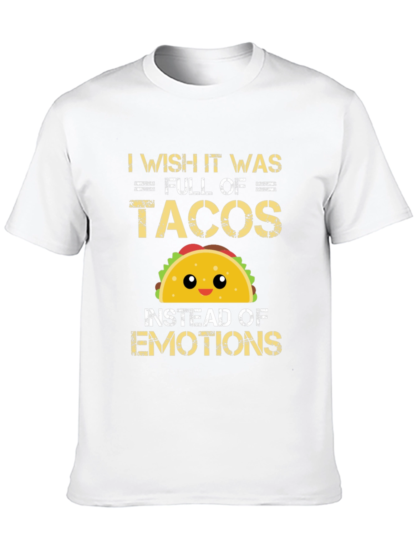 Black Tacos Instead of Emotions Graphic T-Shirt view 10