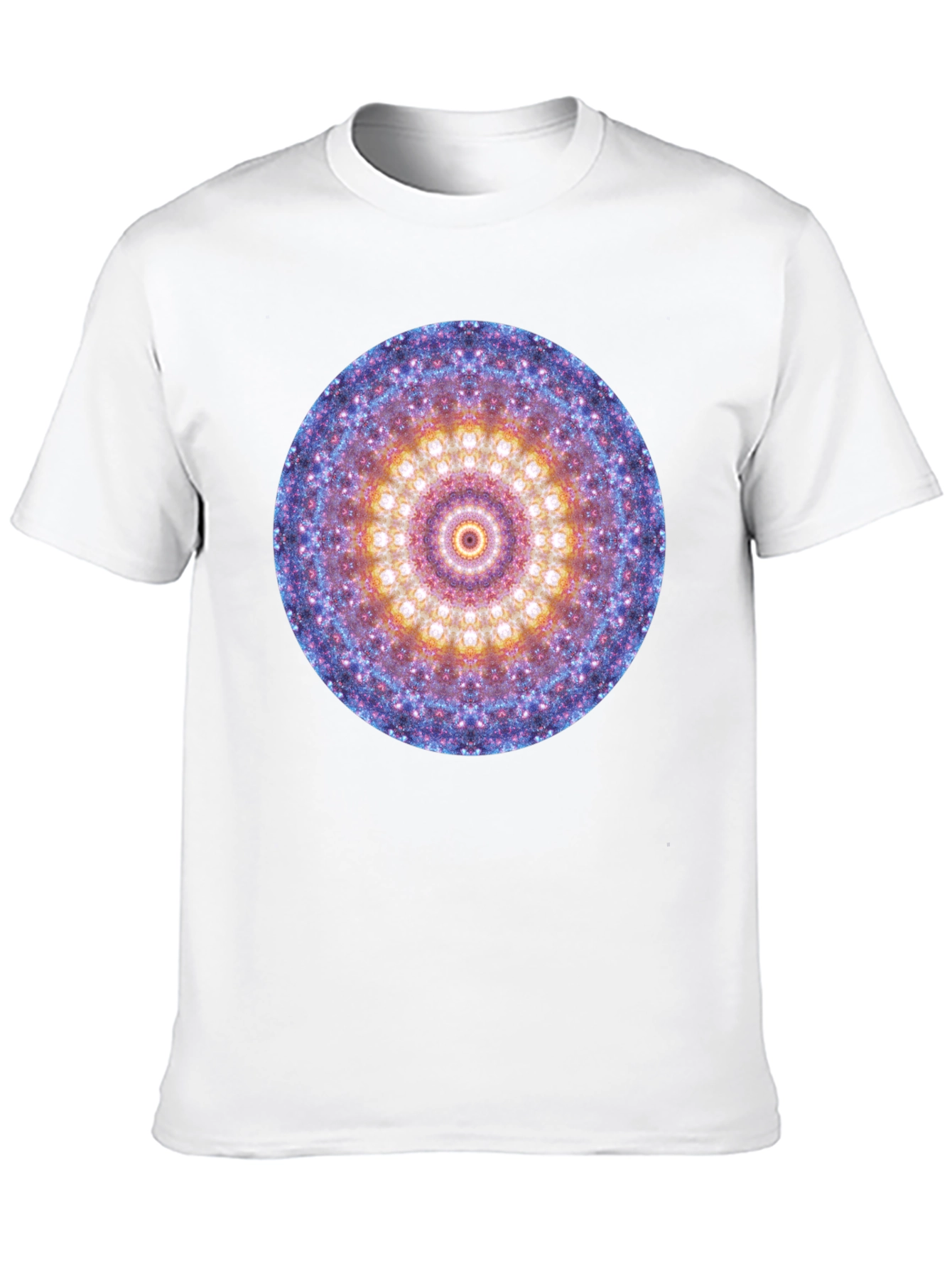 Black Cosmic Mandala Graphic Tee view 10