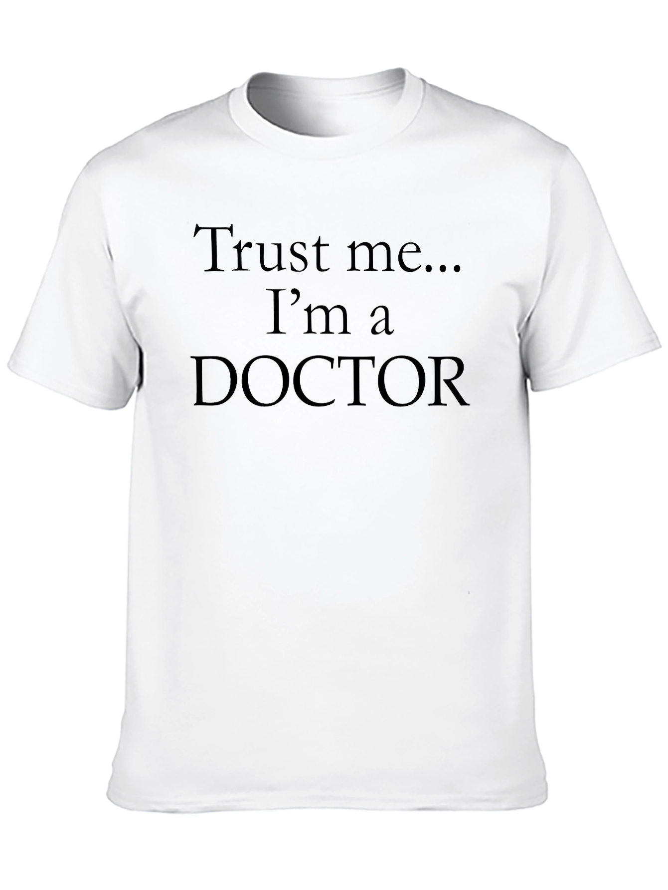Black Trust Me I'm A Doctor T-Shirt - Black view 10