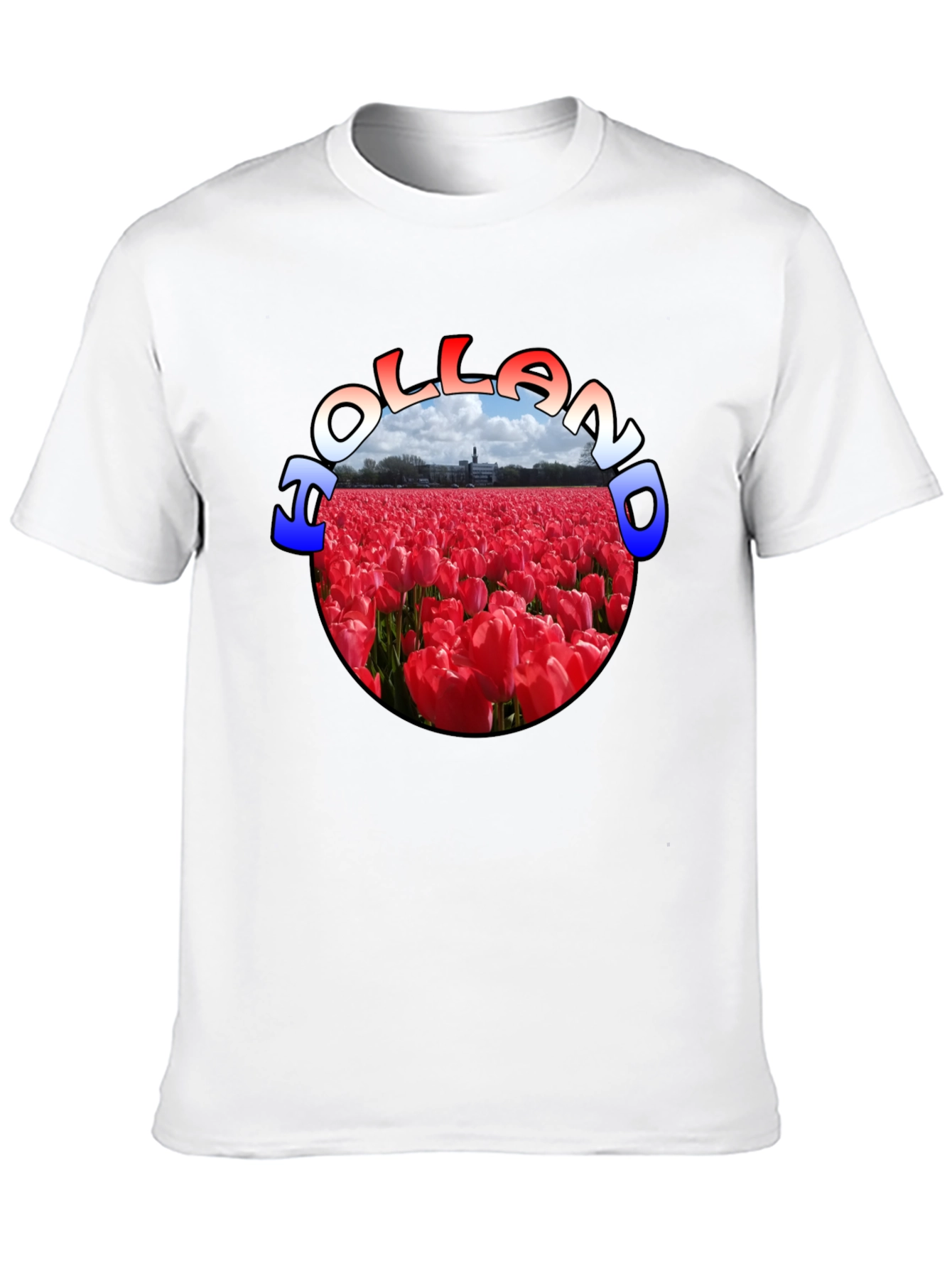 Holland Tulip Field Graphic T-Shirt - 10