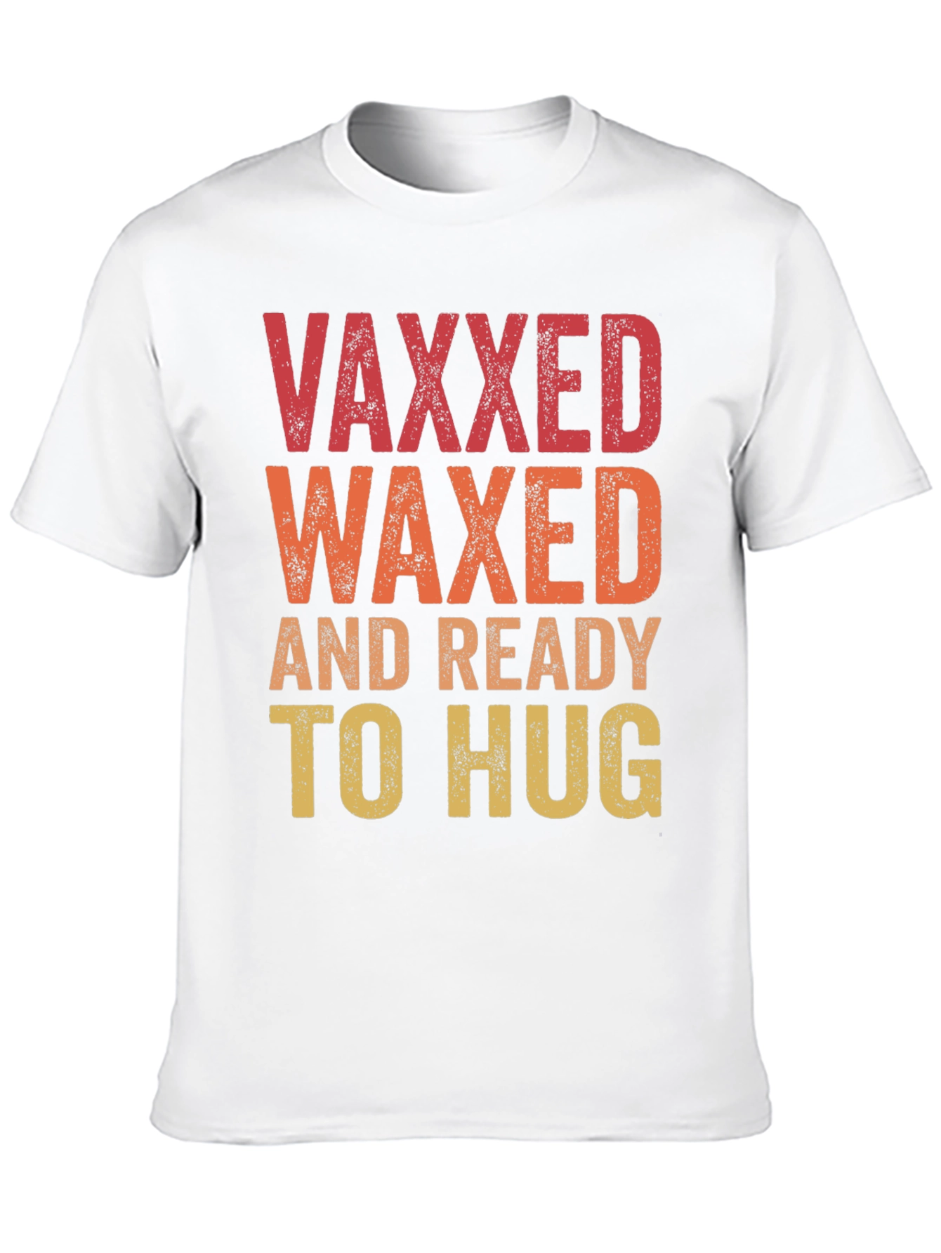 Black Vaxxed Waxed Ready to Hug T-Shirt view 10