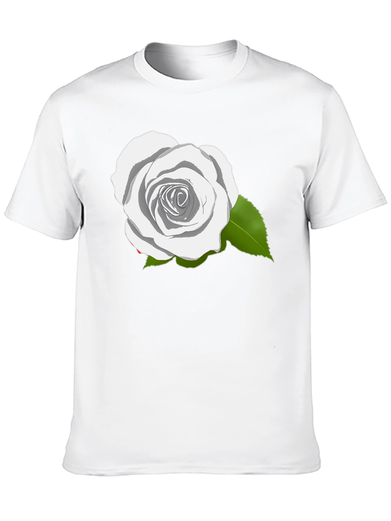Black Rose Graphic T-Shirt - Elegant Floral Design view 10