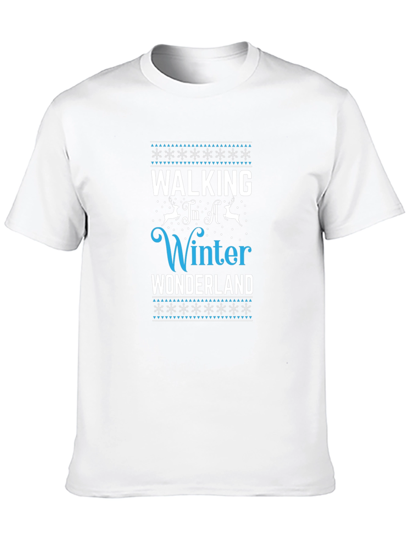 Black Winter Wonderland Graphic T-Shirt view 10
