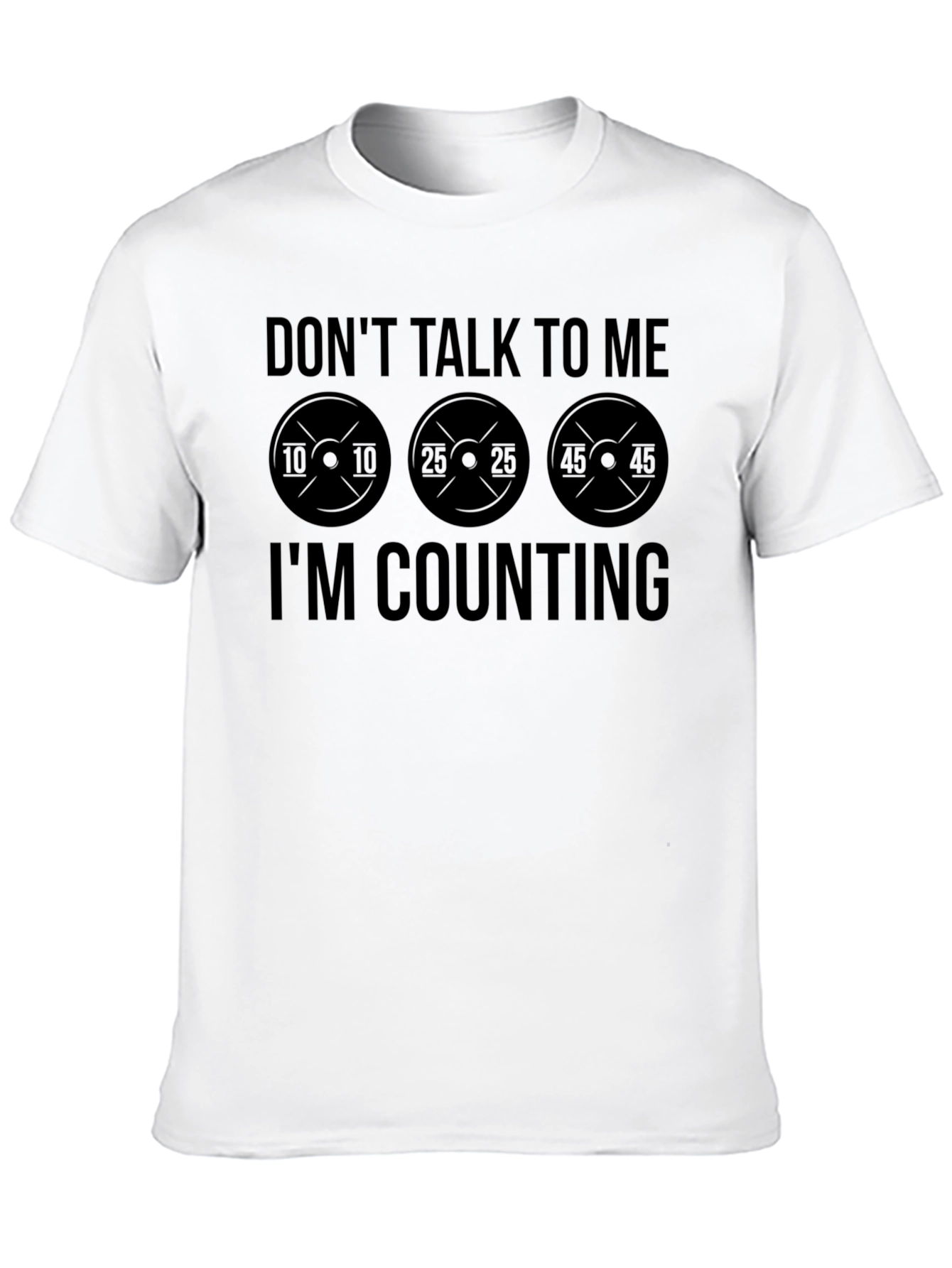 Black Don't Talk to Me I'm Counting Black T-Shirt view 10