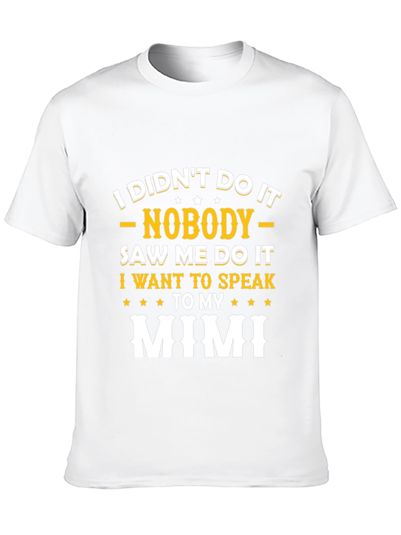 Black I Didn't Do It Mimi T-Shirt view 10