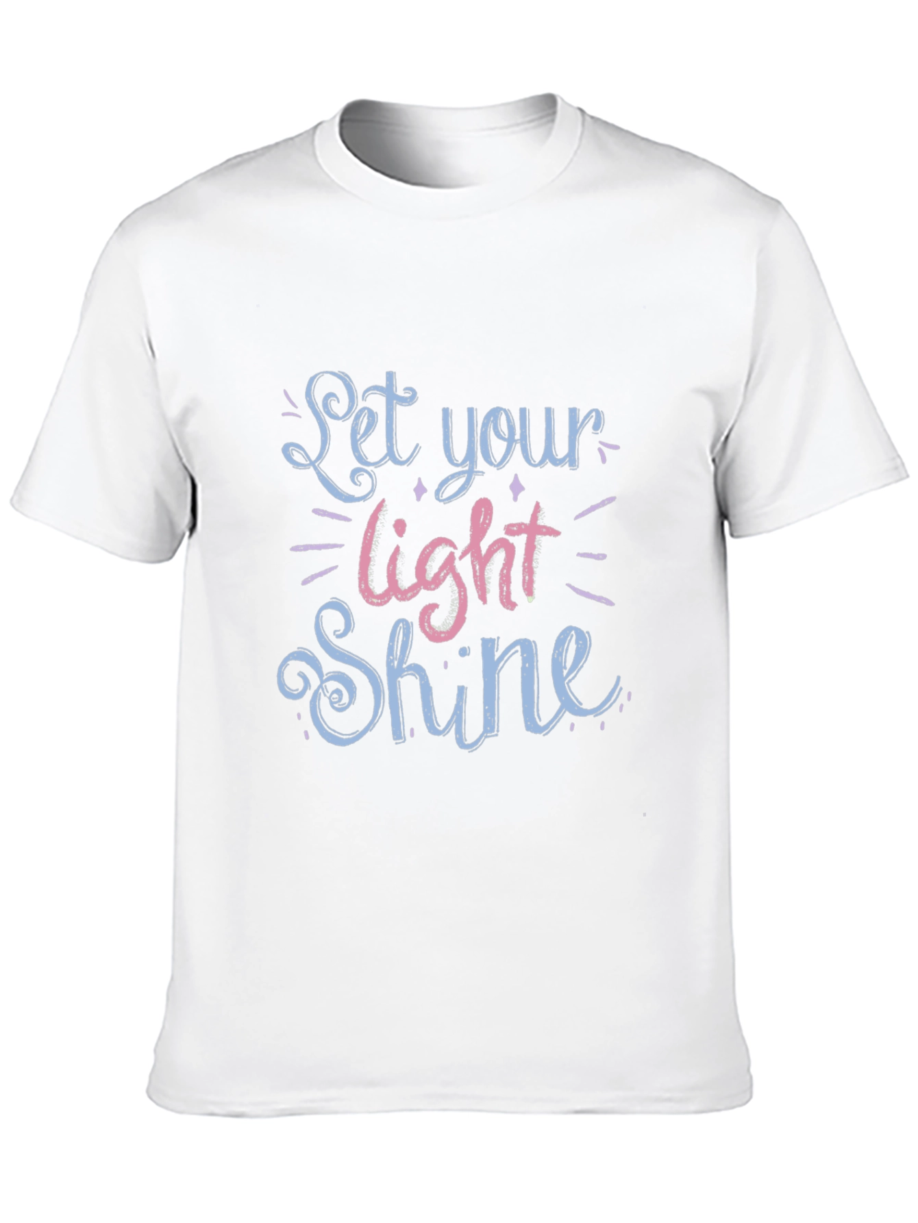 Black Let Your Light Shine Graphic Tee - Black view 10