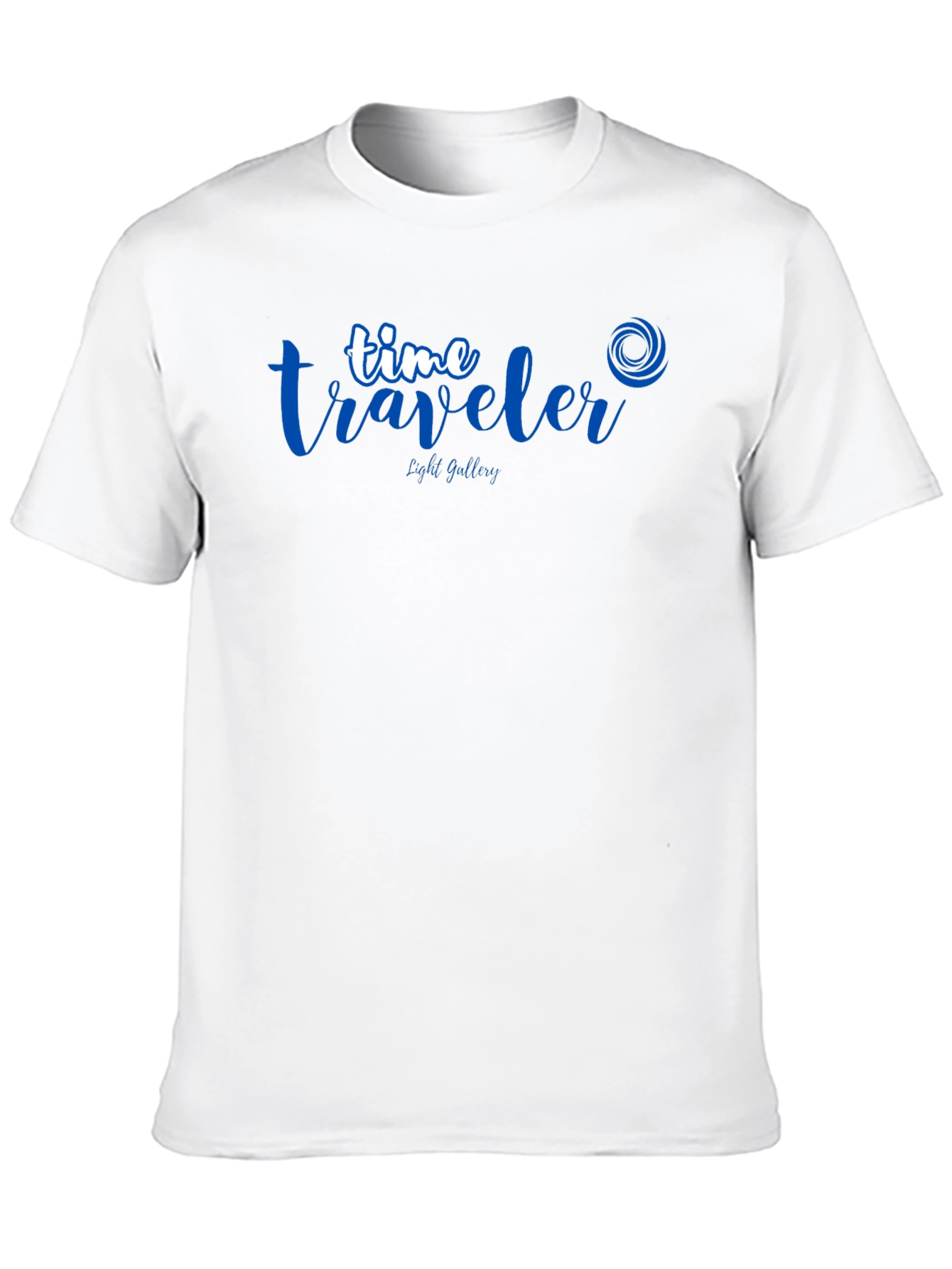 Black Time Traveler Black Graphic Tee - Premium Cotton Blend view 10