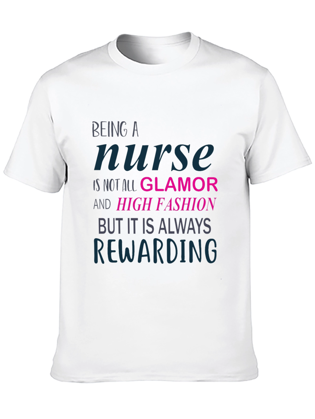 Black Nurse Glamor Graphic T-Shirt view 10