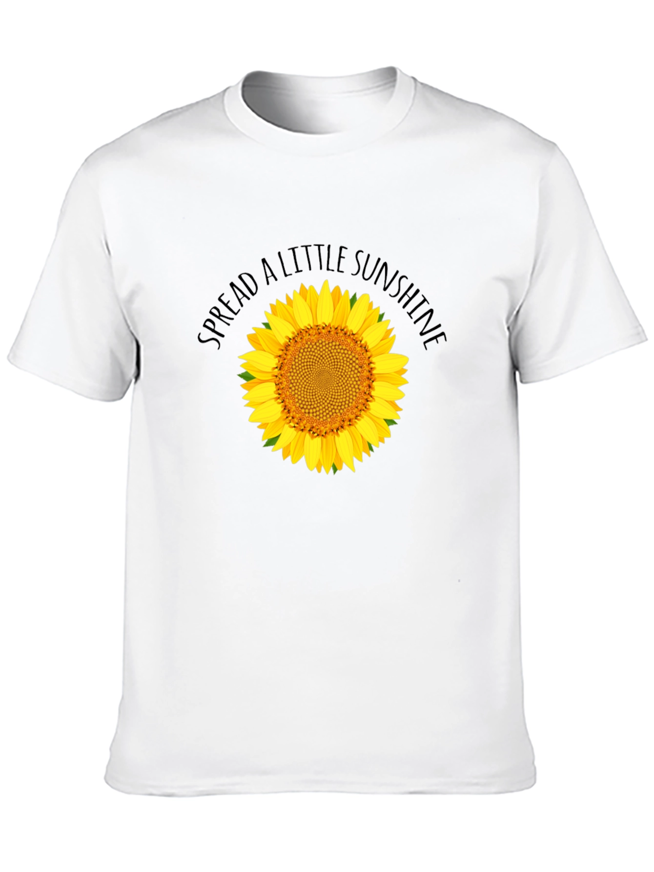 Black Spread Sunshine Black Sunflower Graphic T-Shirt view 10