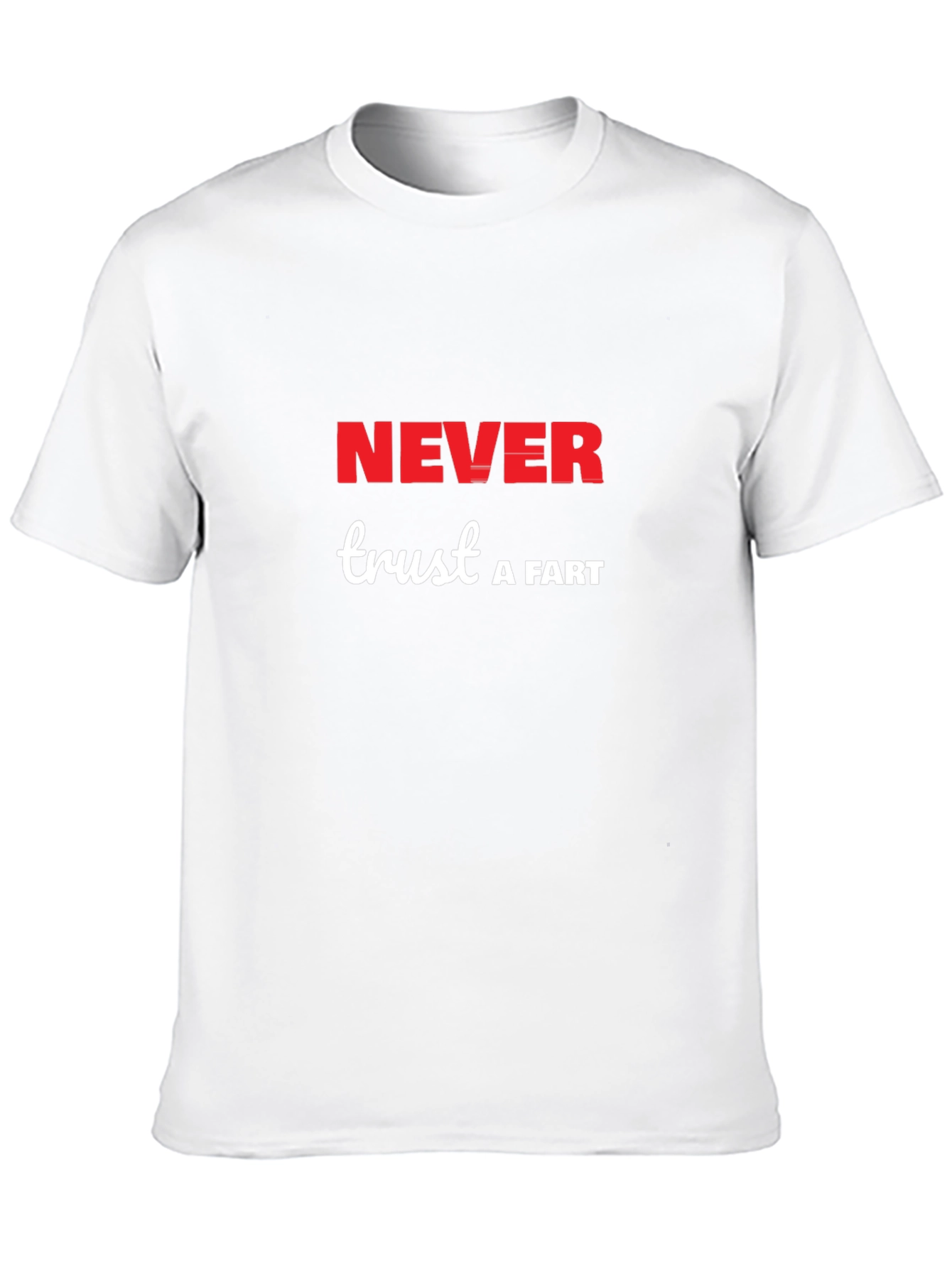 Black Never Trust a Fart T-Shirt view 10