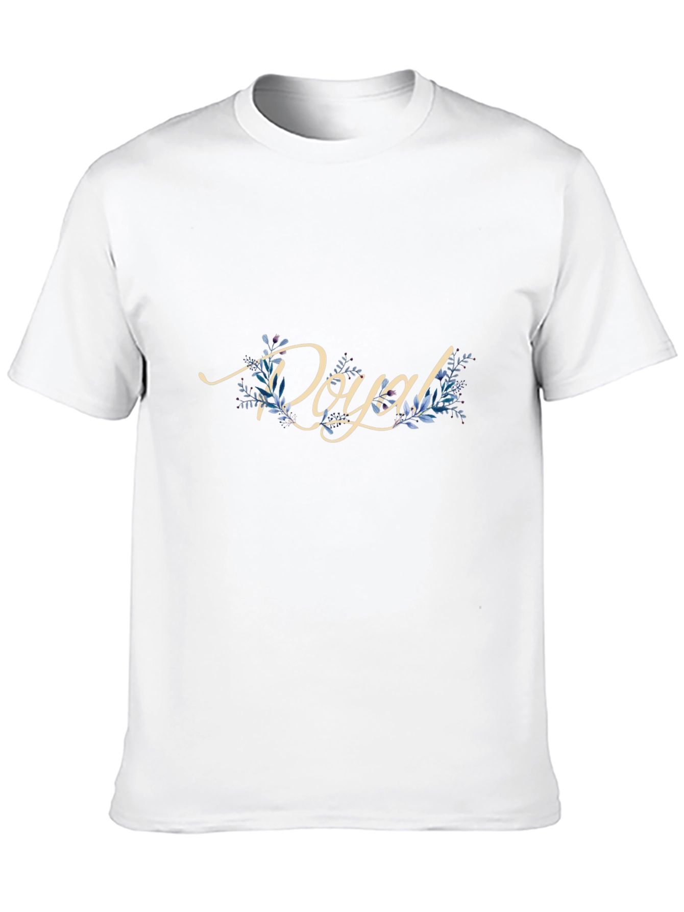 Black Royal Floral Graphic Tee - Black view 10