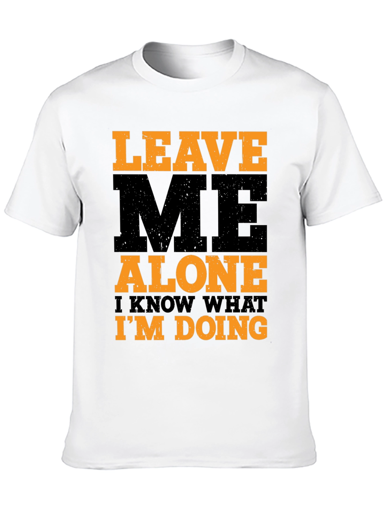 Black Leave Me Alone Graphic Tee - I Know What I'm Doing! view 10