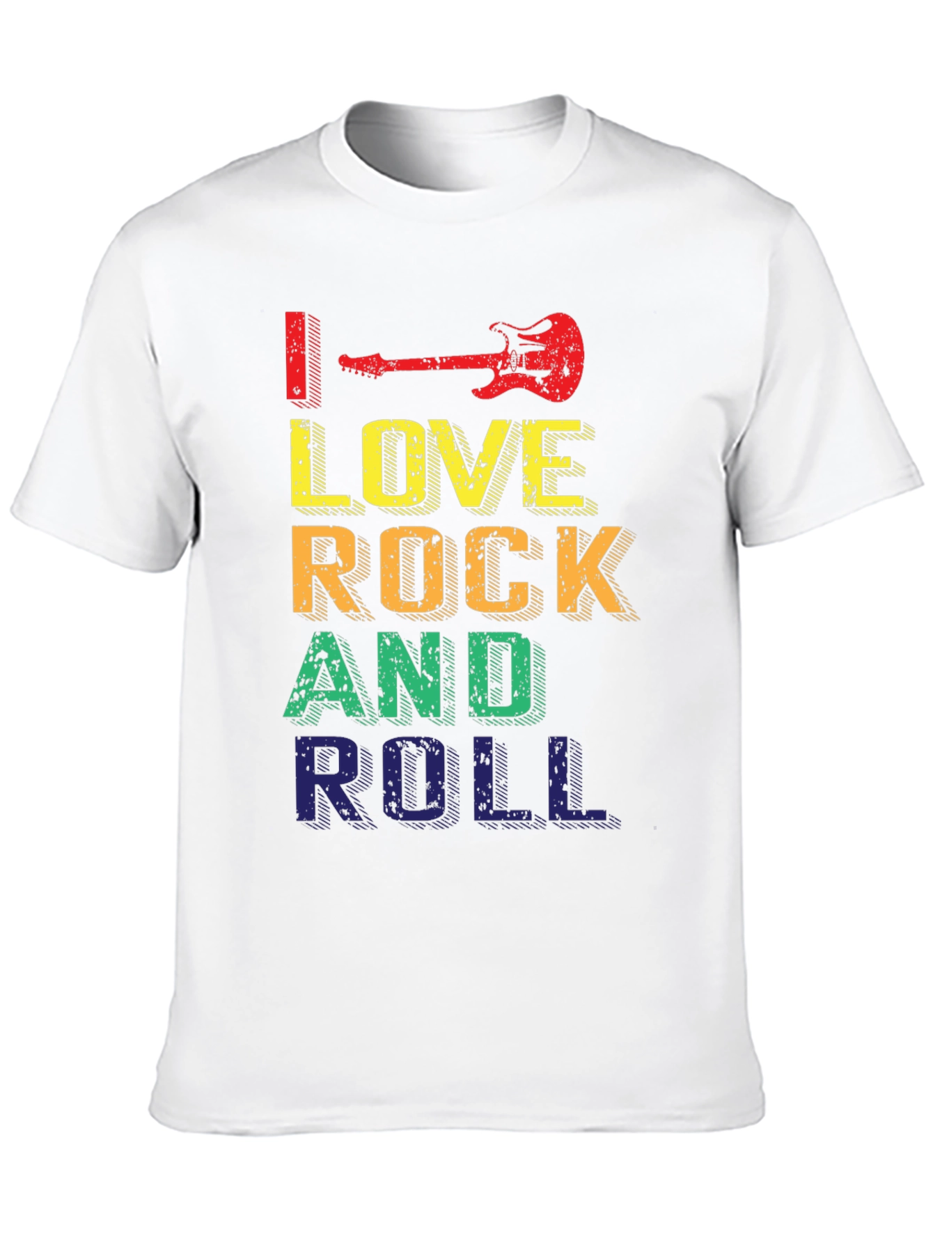 Black I Love Rock and Roll Graphic Tee view 10
