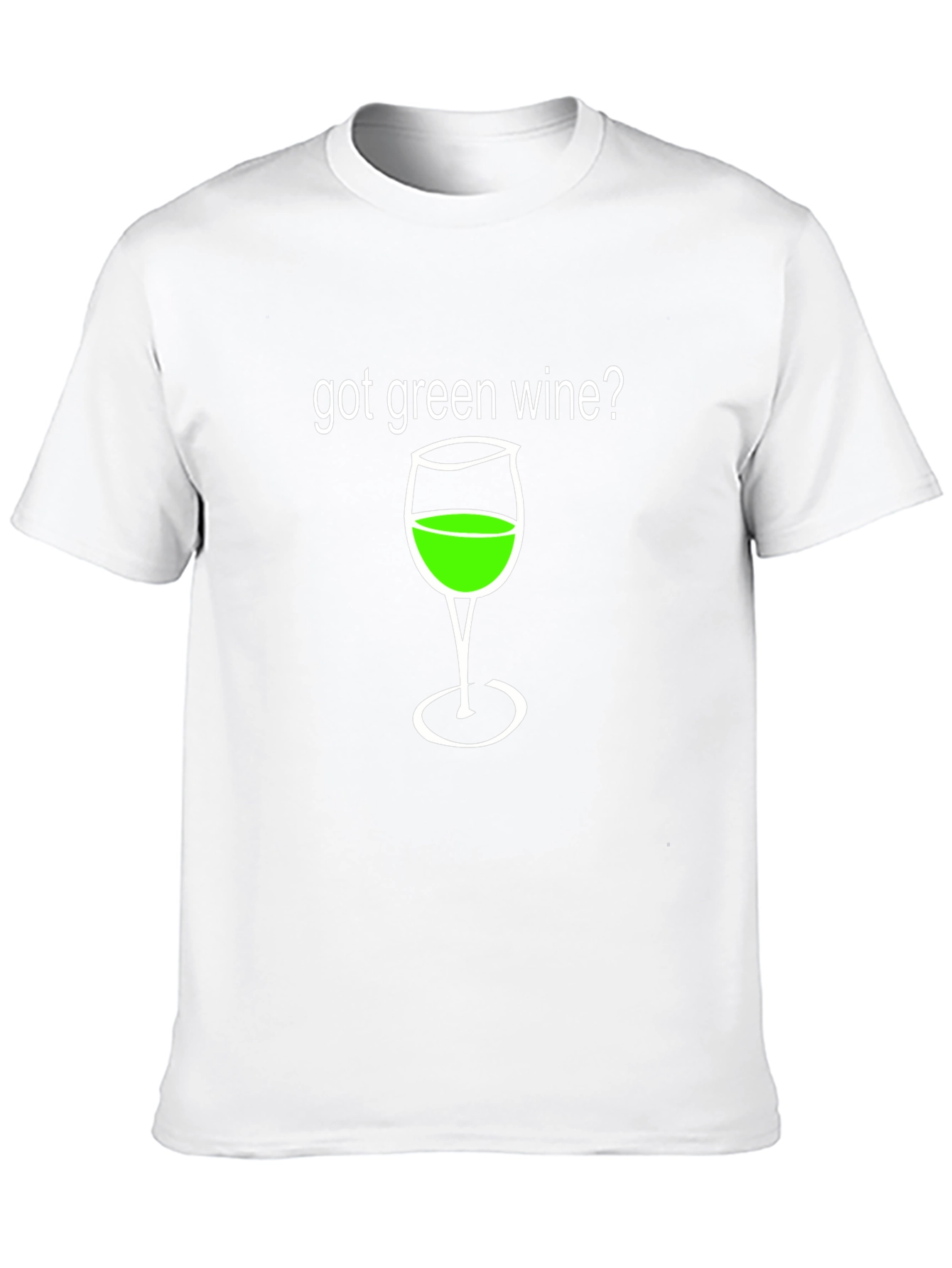 Black Got Green Wine? Funny Graphic T-Shirt view 10