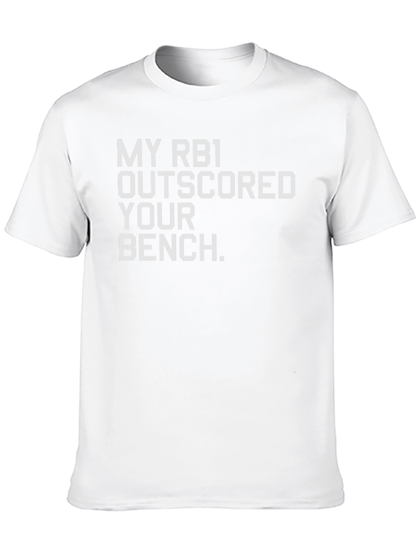 Black My RBI Outscored Your Bench - Baseball T-Shirt view 10