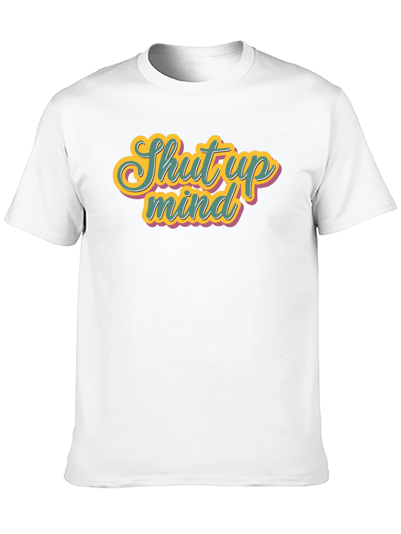 Black Shut Up Mind Graphic Tee view 10