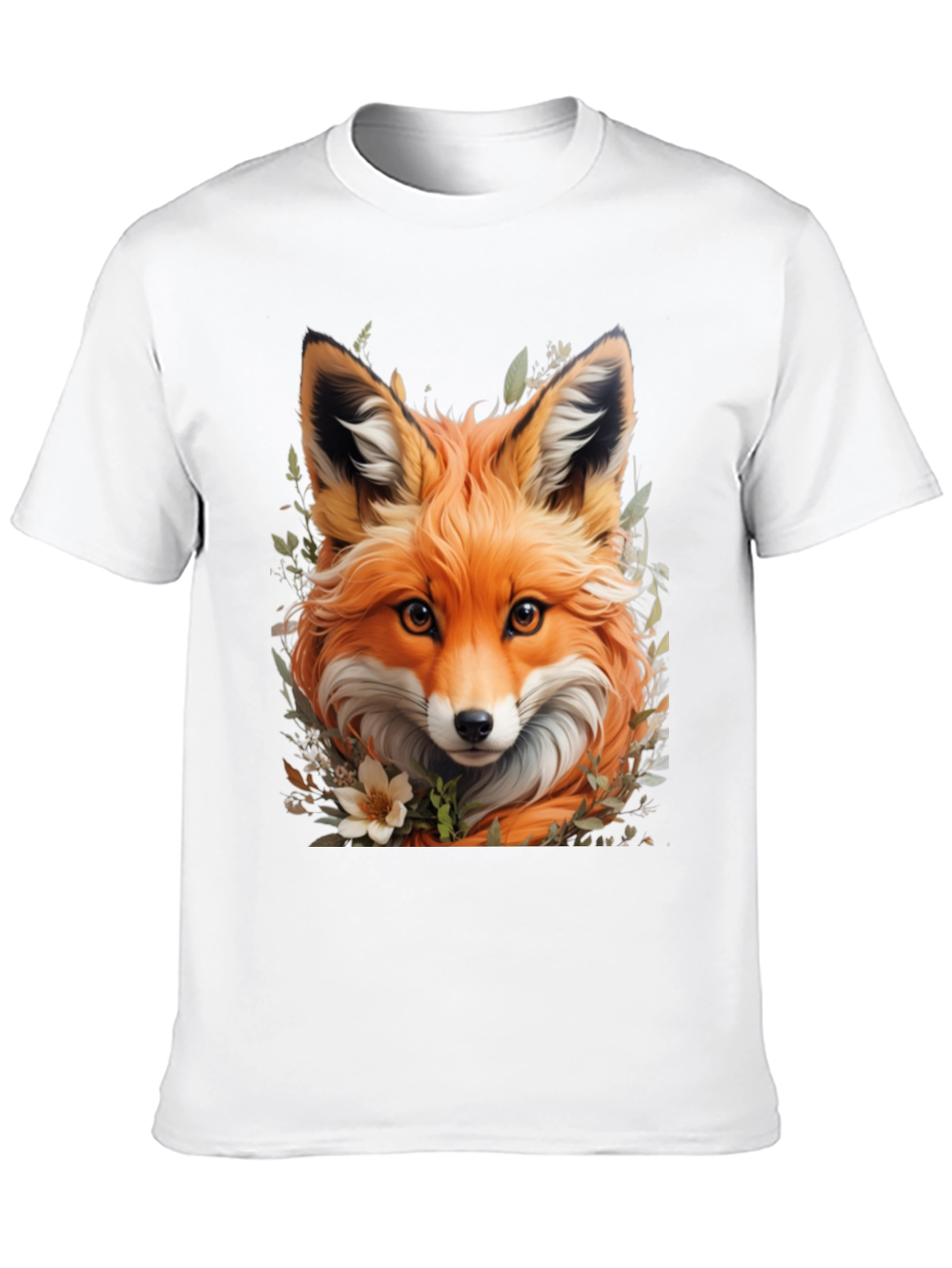 Black Fox Graphic Tee - Stylish Animal Print Shirt view 10