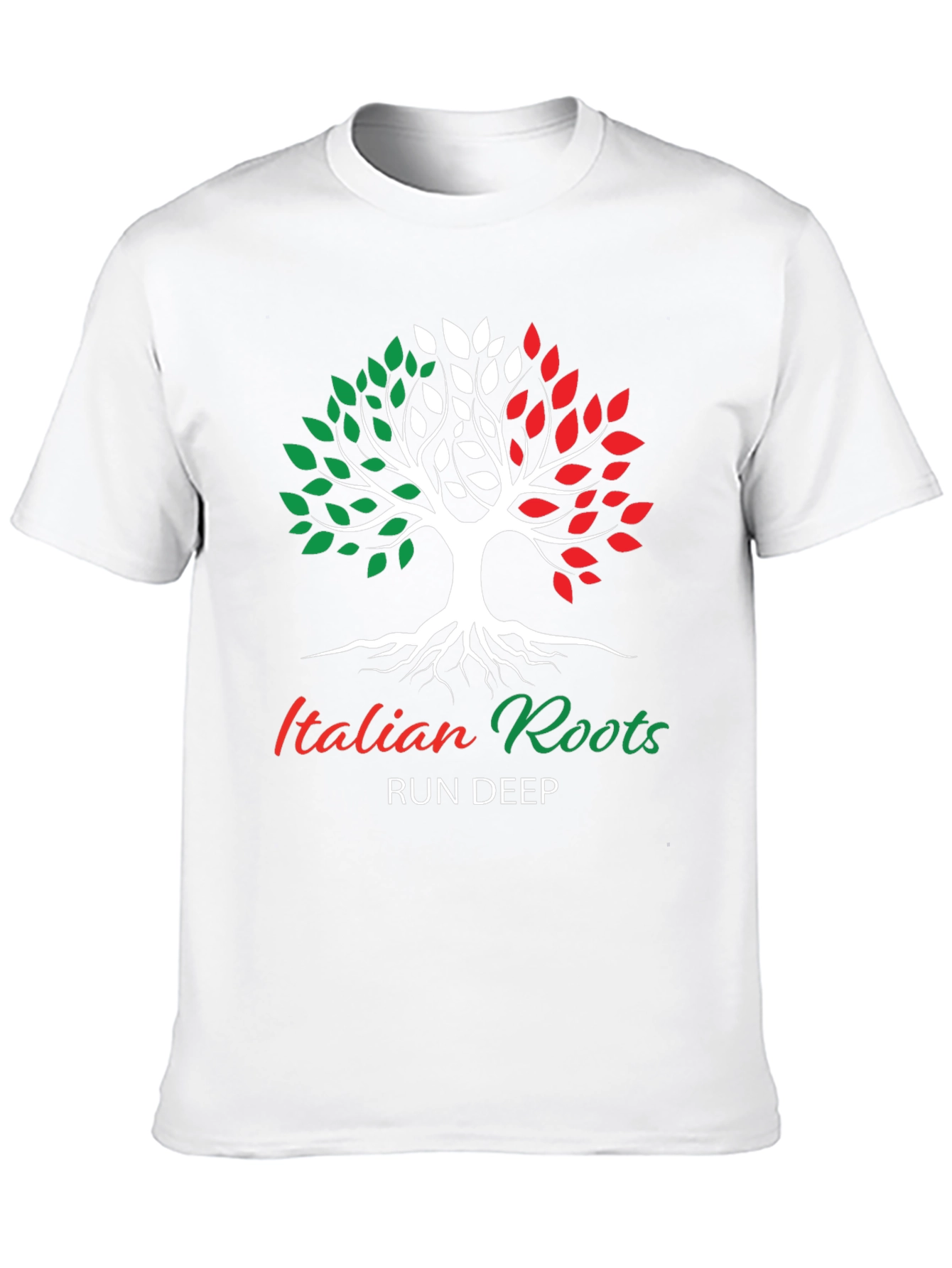 Black Italian Roots Run Deep T-Shirt view 10