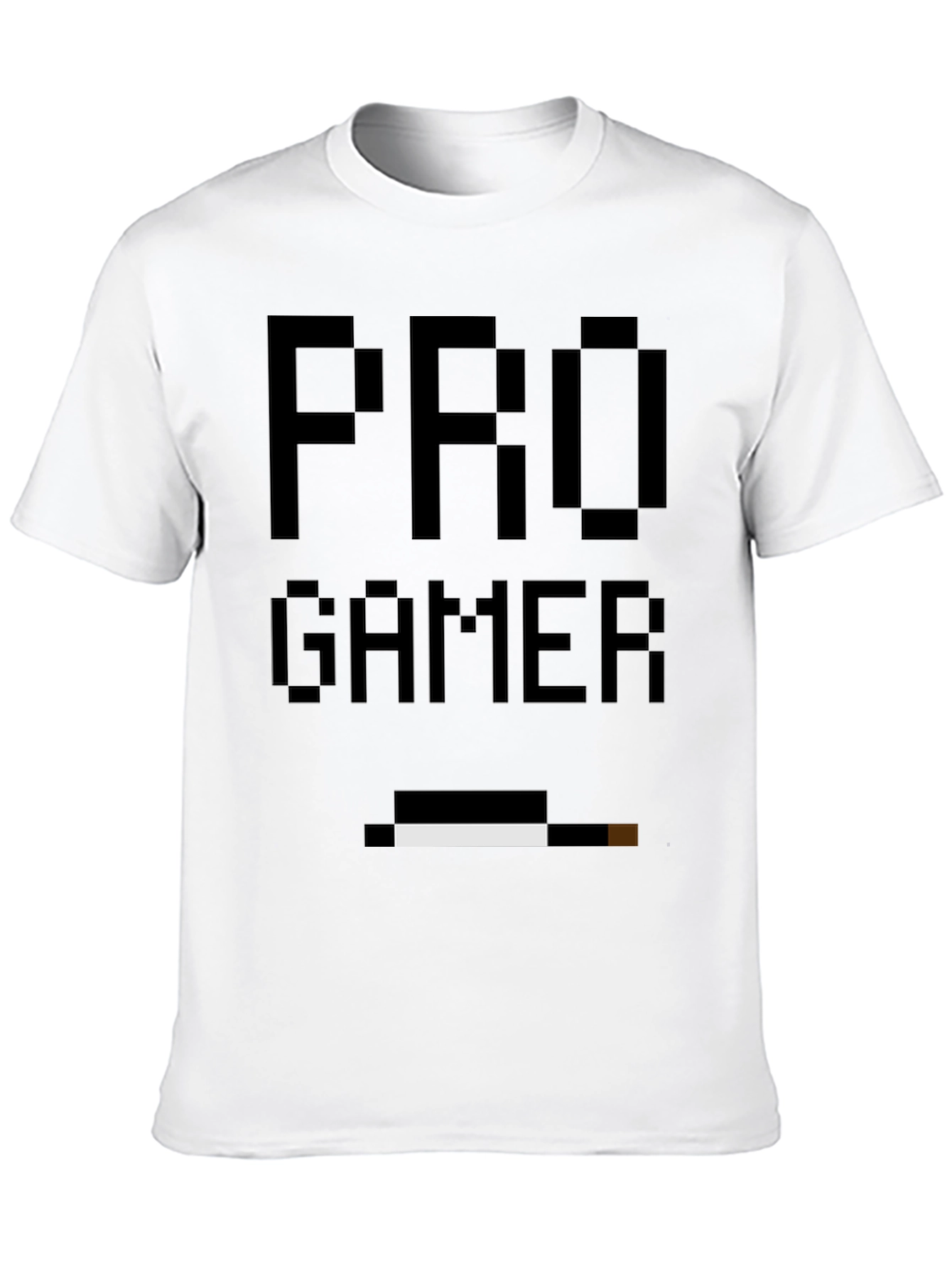 Black Pro Gamer Pixel Art Black T-Shirt view 10