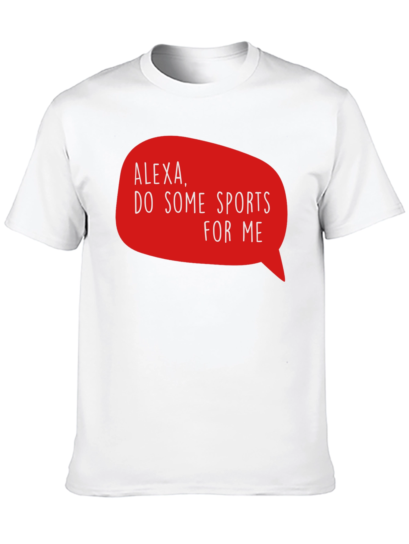 Black Alexa Do Some Sports T-Shirt - Funny Graphic Tee view 10